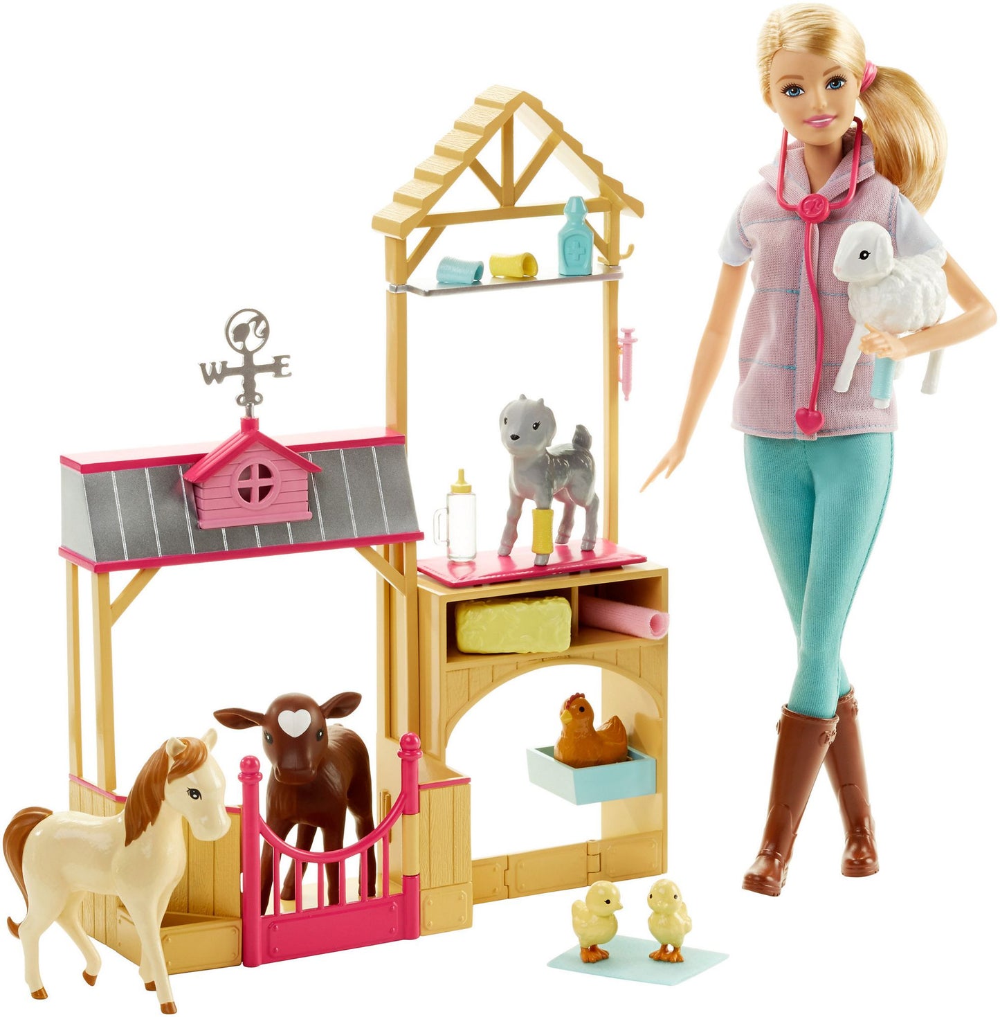 Barbie Farm Veternarian Doll & Playset