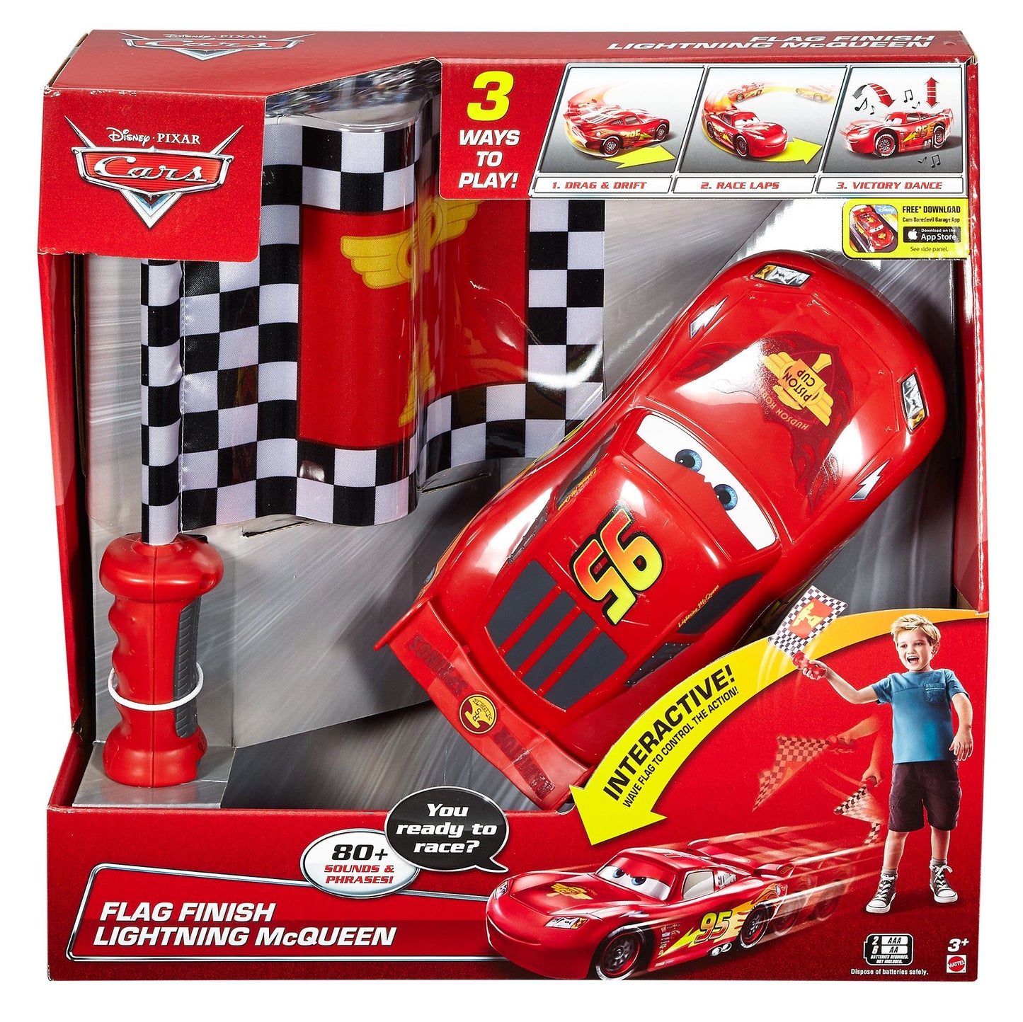 Disney/Pixar Cars Flag Finish Lightning McQueen Toy Car