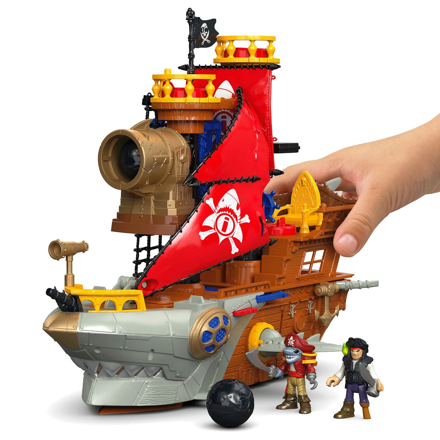 Fisher-Price Imaginext Shark Bite Pirate Ship