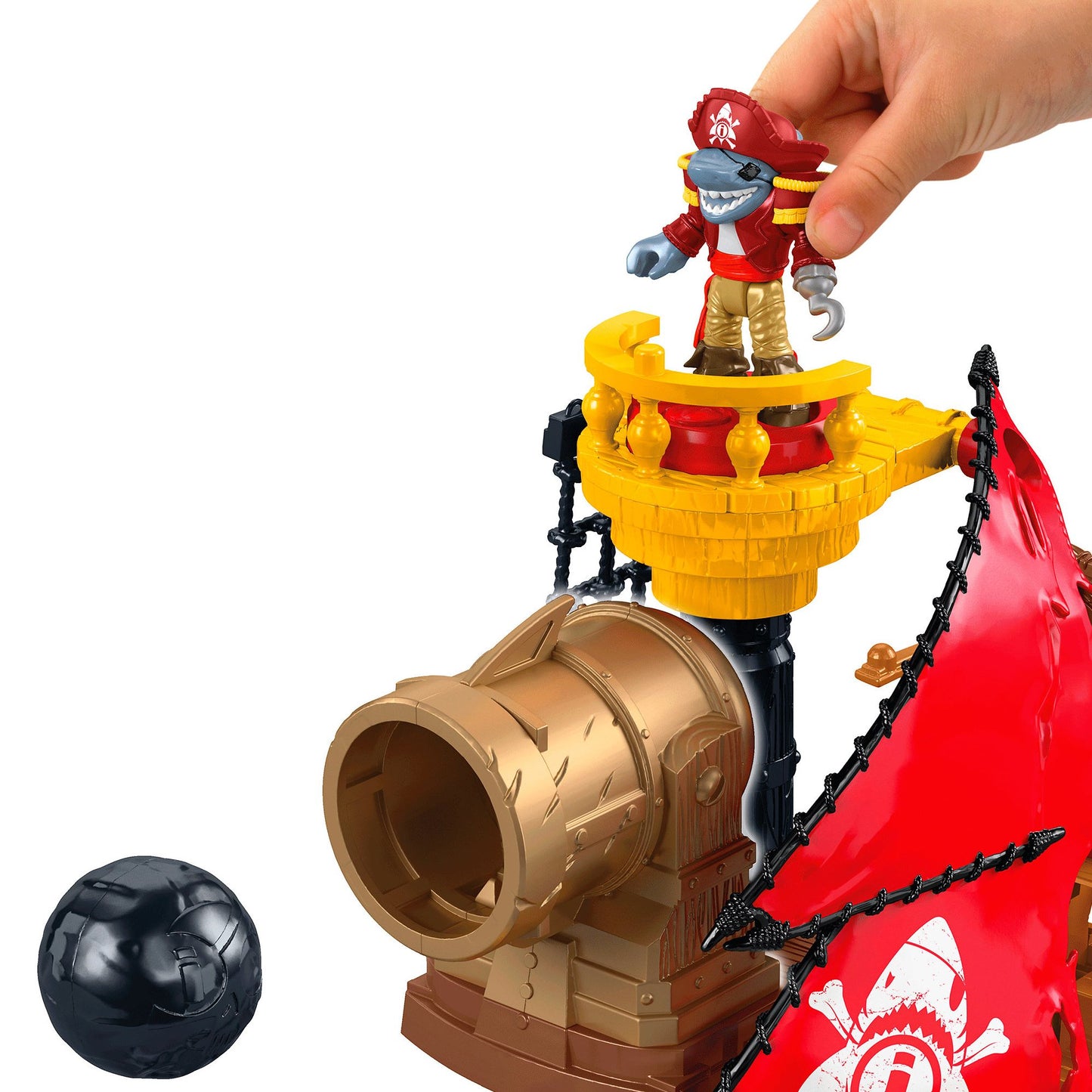Fisher-Price Imaginext Shark Bite Pirate Ship