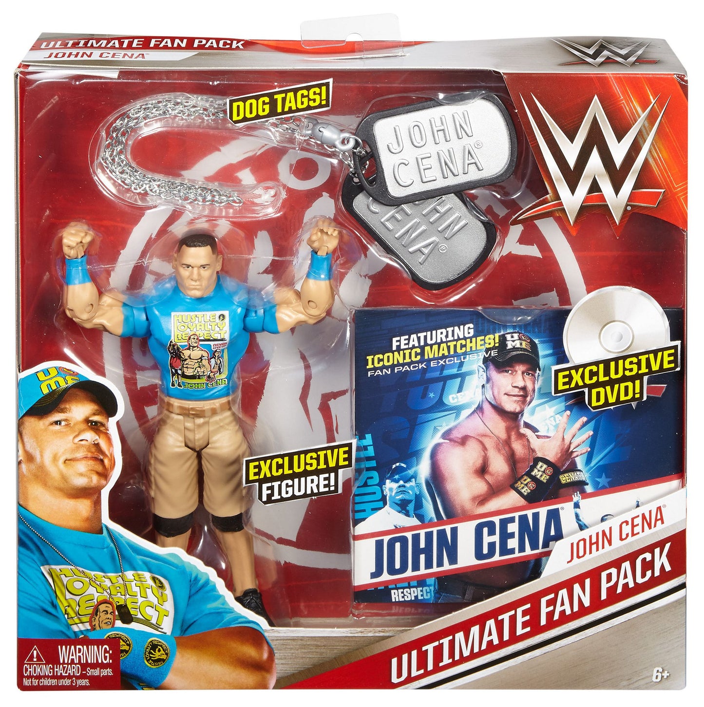 WWE Ultimate Fan Pack, John Cena, 6" Figure