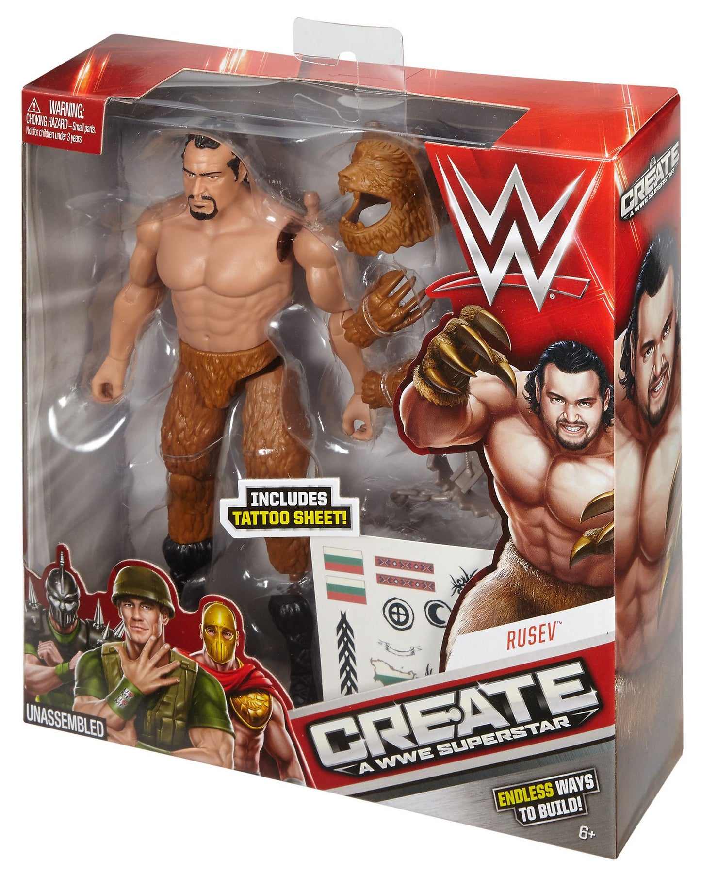 WWE Create A Superstar Rusev Figure
