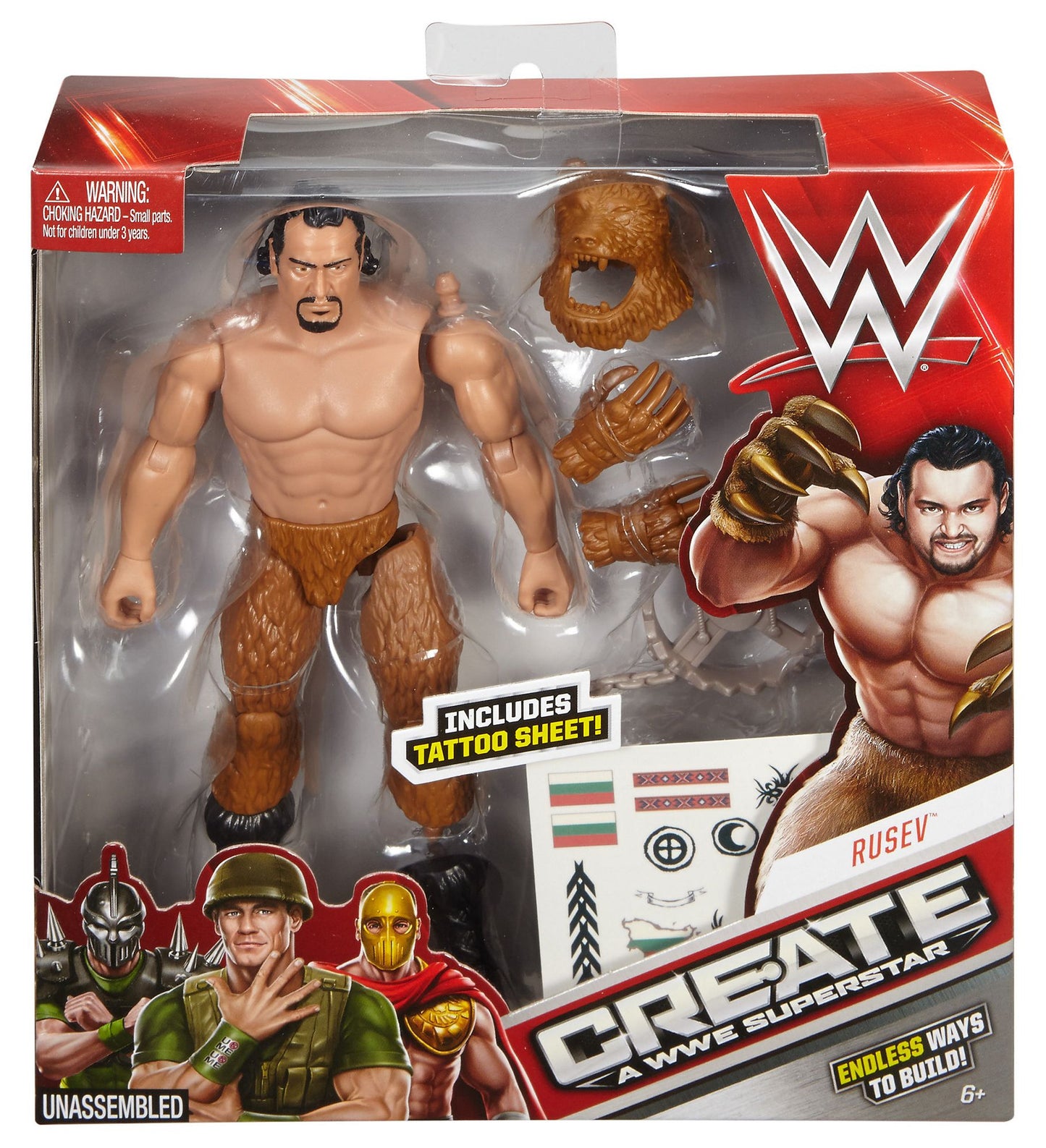 WWE Create A Superstar Rusev Figure