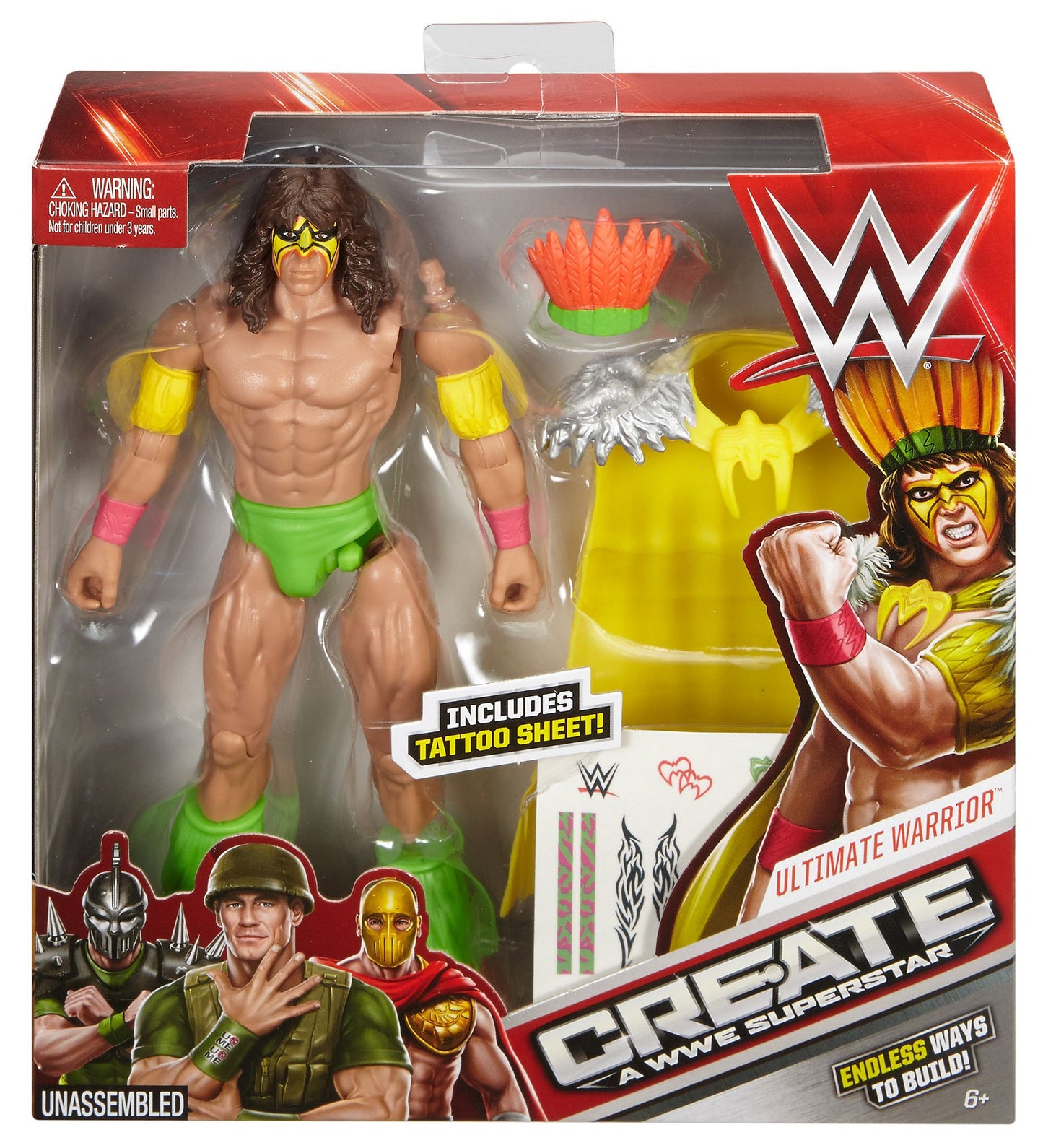 WWE Create A Superstar Ultimate Warrior Figure
