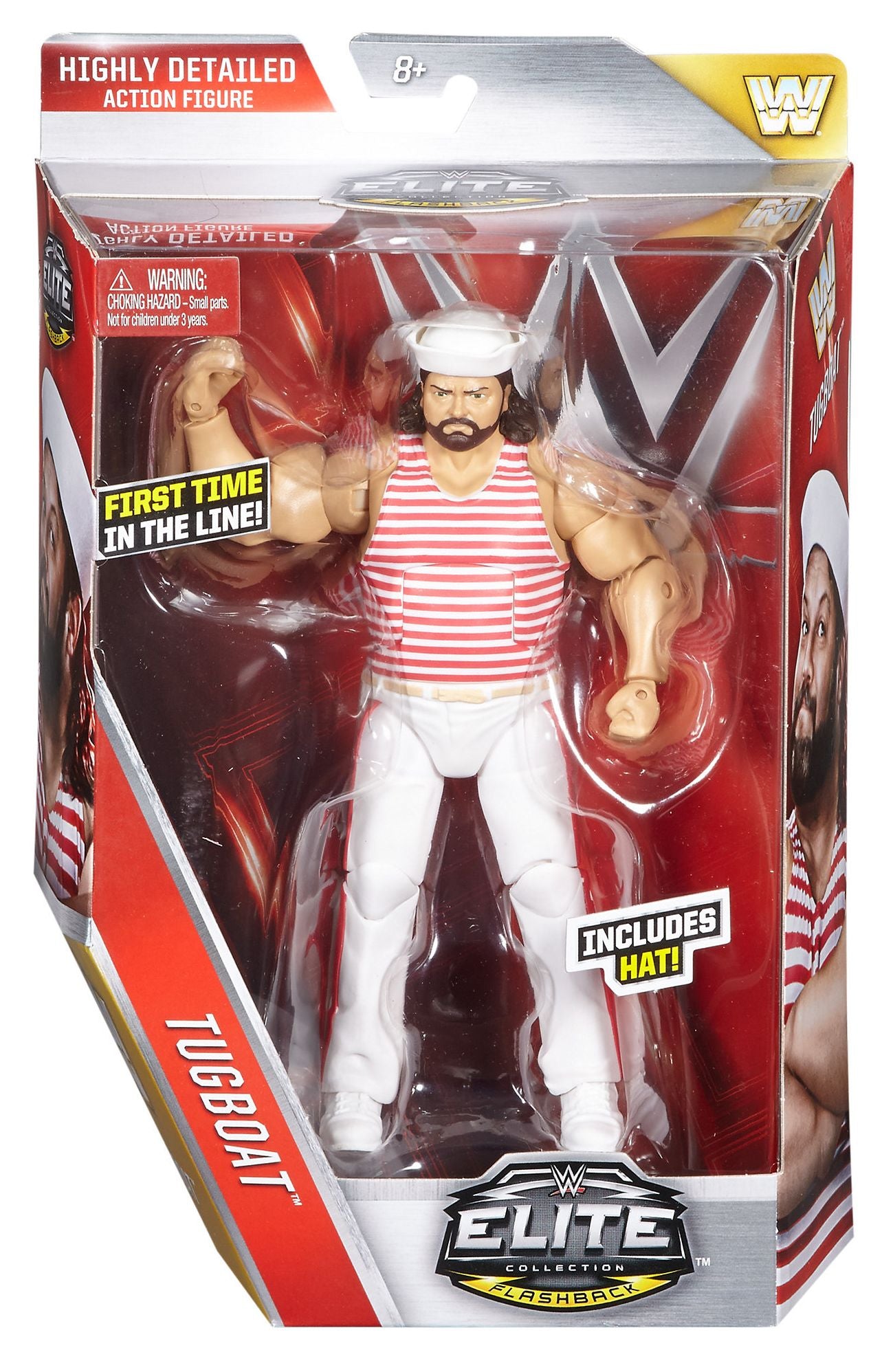 WWE Elite Flashback Tugboat Figure