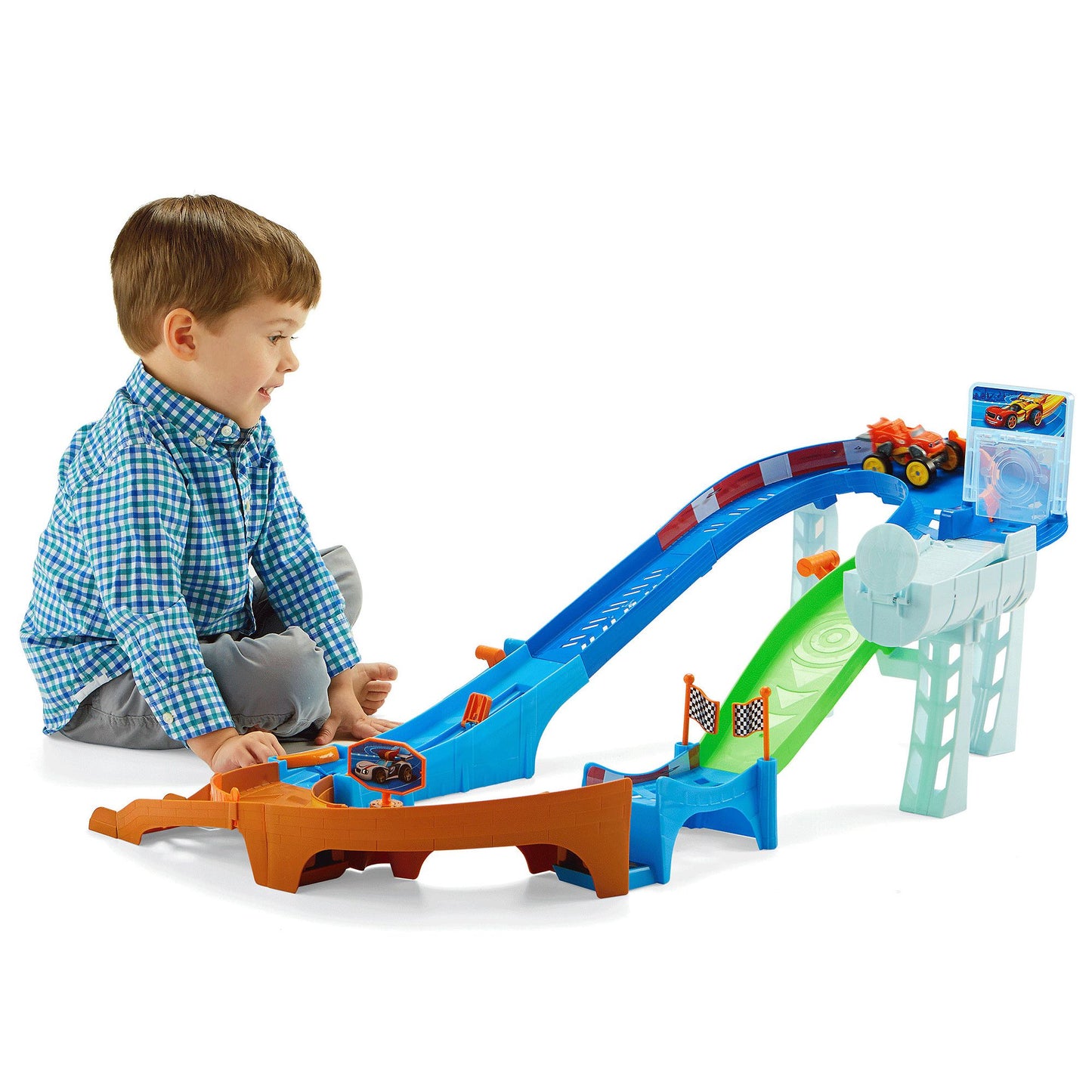 Fisher-Price Nickelodeon Blaze and the Monster Machines Flip & Race Speedway