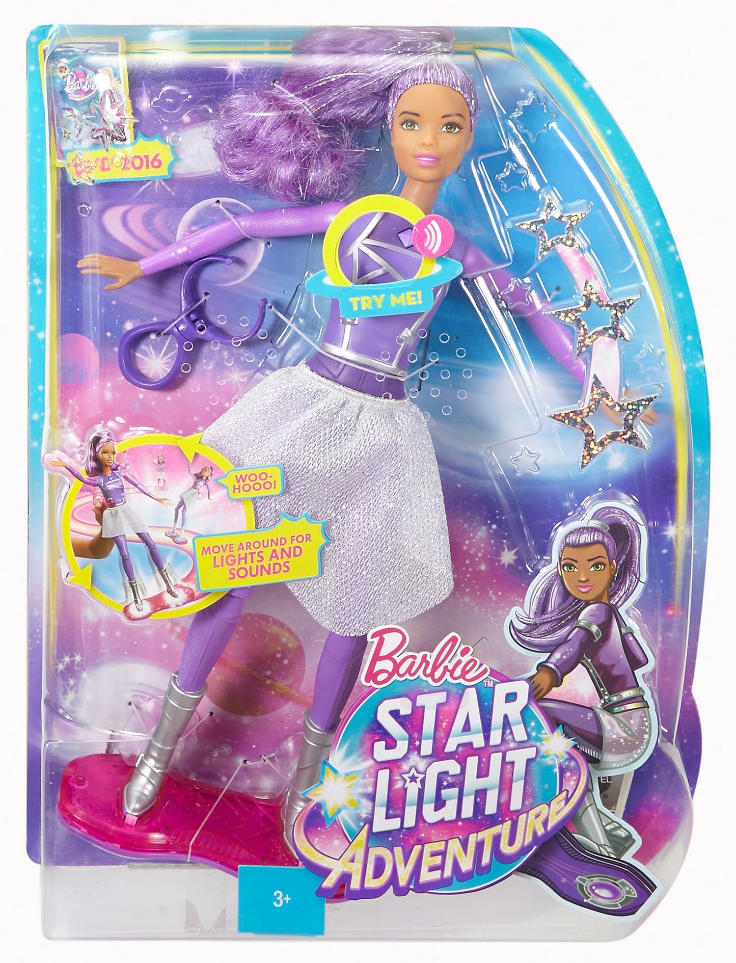 Barbie Star Light Adventure Lights & Sounds Hoverboarder