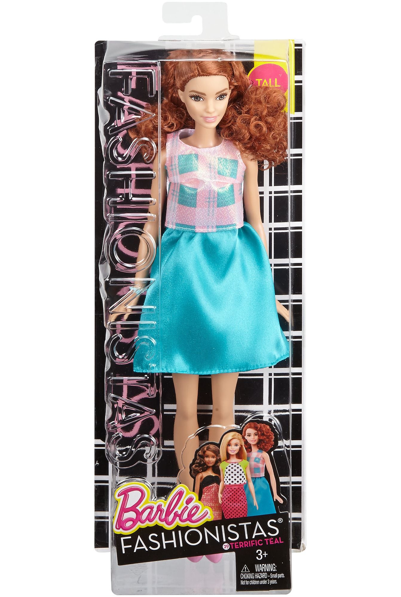 Barbie Fashionistas Doll 29 Terrific Teal - Tall