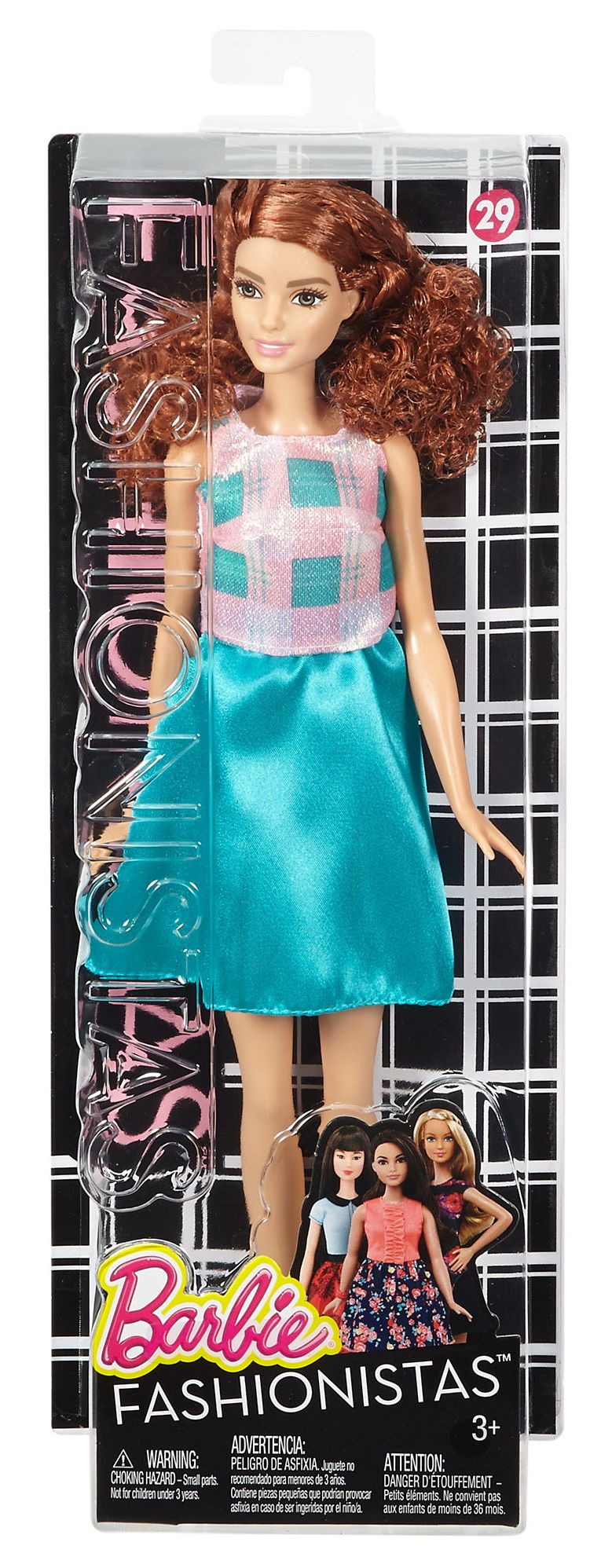 Barbie Fashionistas Doll 29 Terrific Teal - Tall