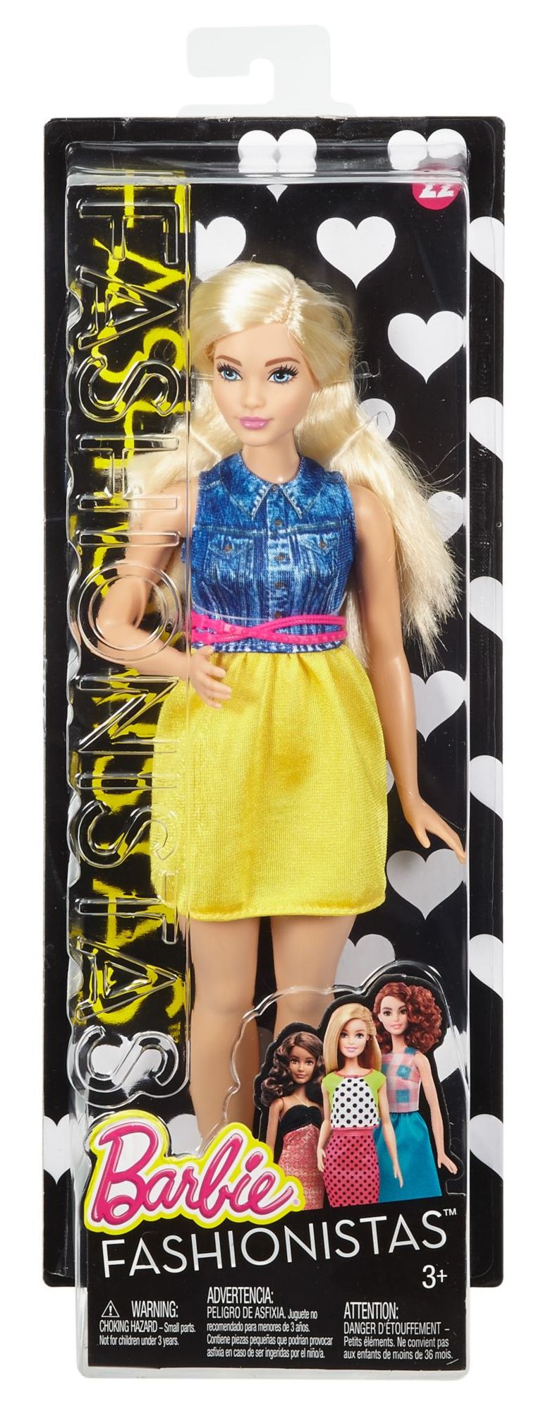 Barbie Fashionistas Doll 22 Chambray Chic - Curvy