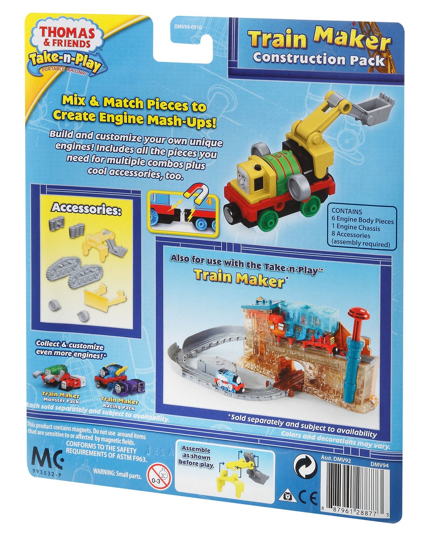 Fisher-Price Thomas The Train Take-n-Play Engine Construction Pack