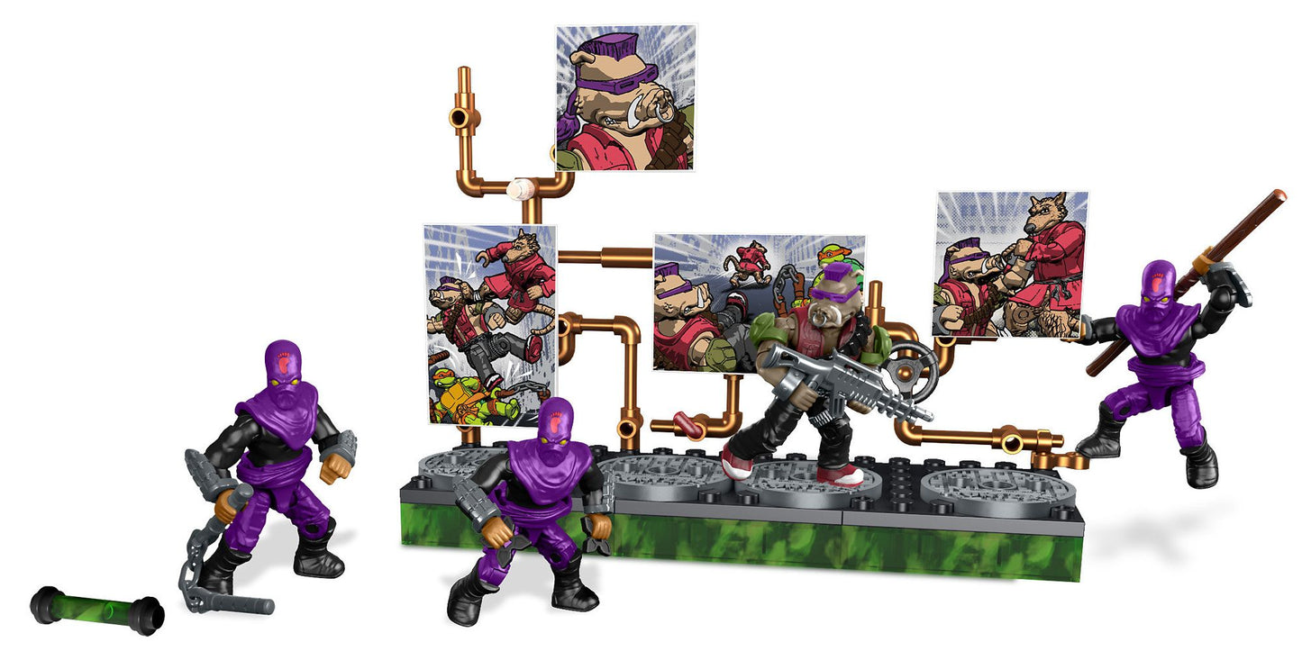 Mega Bloks Teenage Mutant Ninja Turtles Collectors Bebop Villain Pack