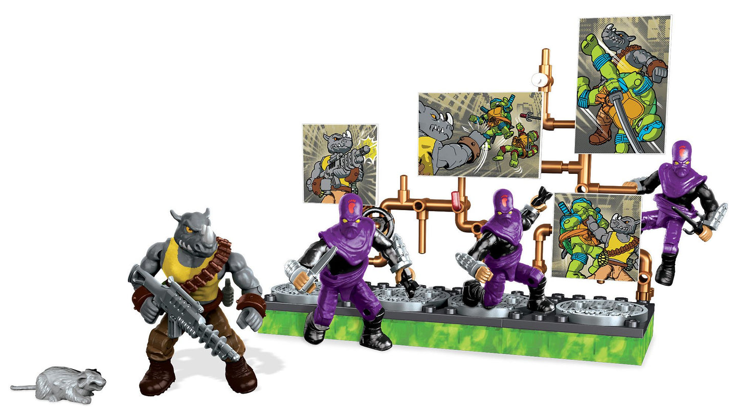 Mega Bloks Teenage Mutant Ninja Turtles Collectors Rocksteady Villain Pack