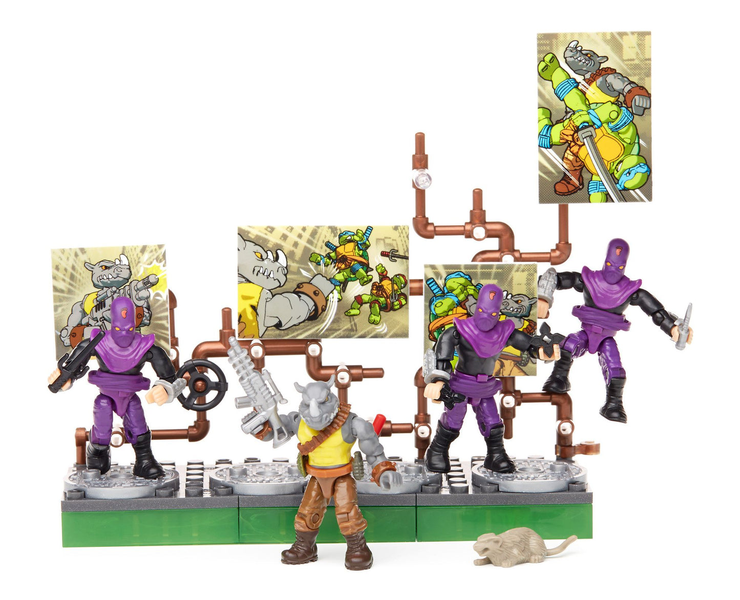 Mega Bloks Teenage Mutant Ninja Turtles Collectors Rocksteady Villain Pack