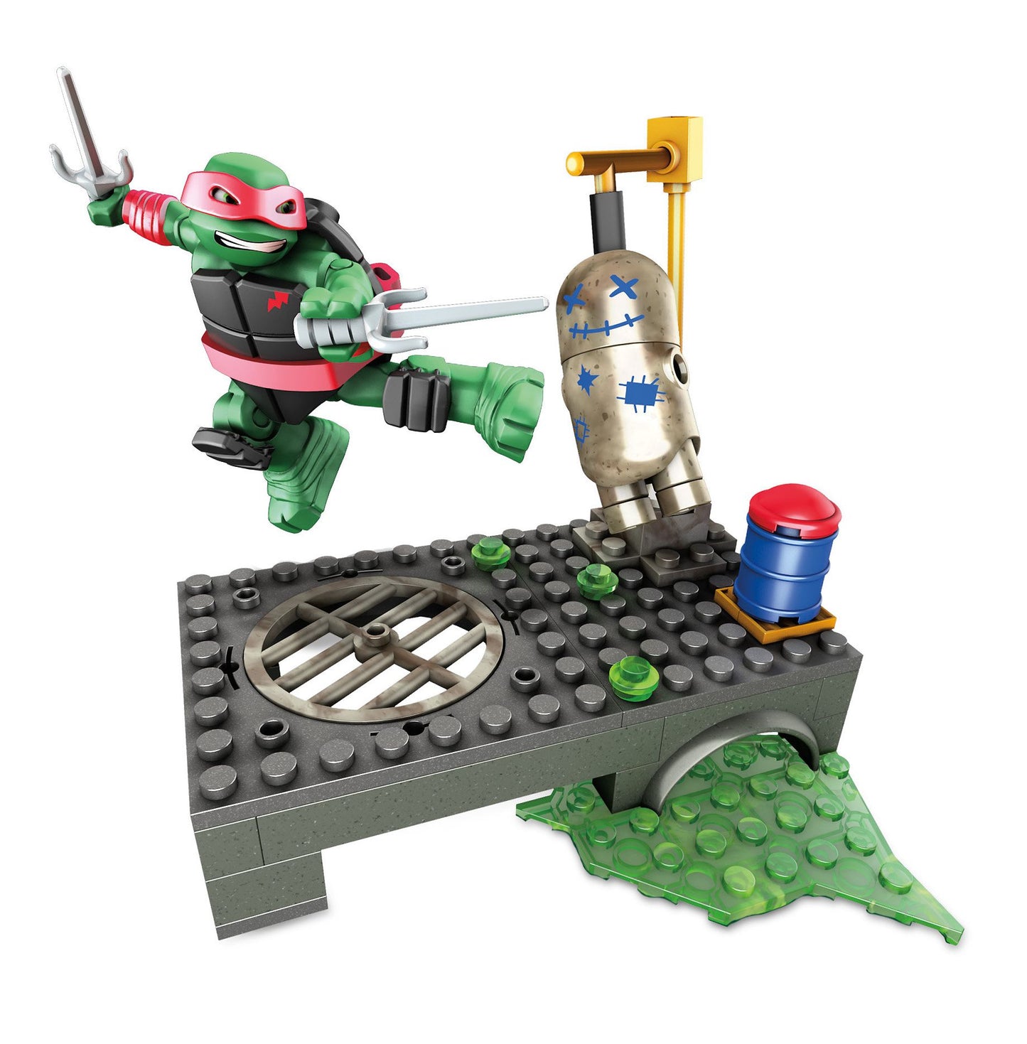 Mega Bloks Teenage Mutant Ninja Turtles Raph Dojo Combat Playset