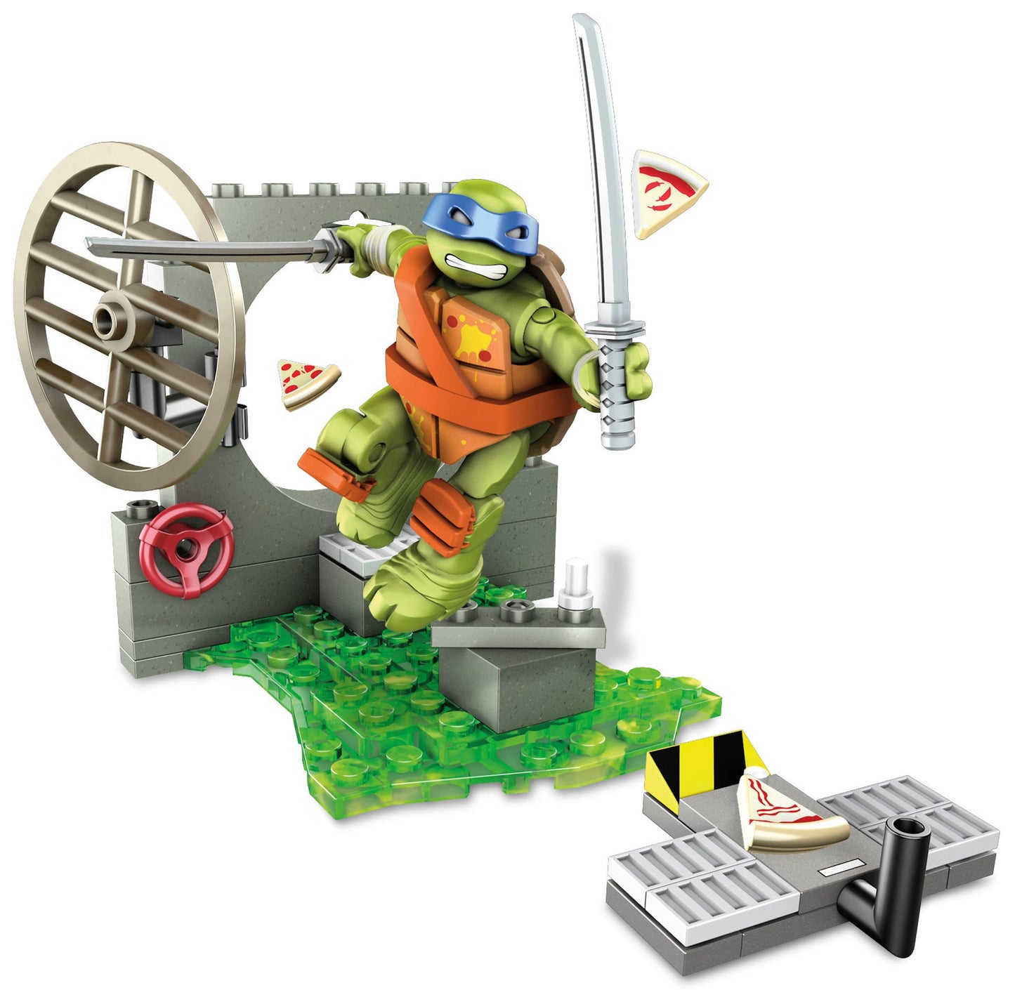 Mega Bloks Teenage Mutant Ninja Turtles Leo Pizza Fury Playset