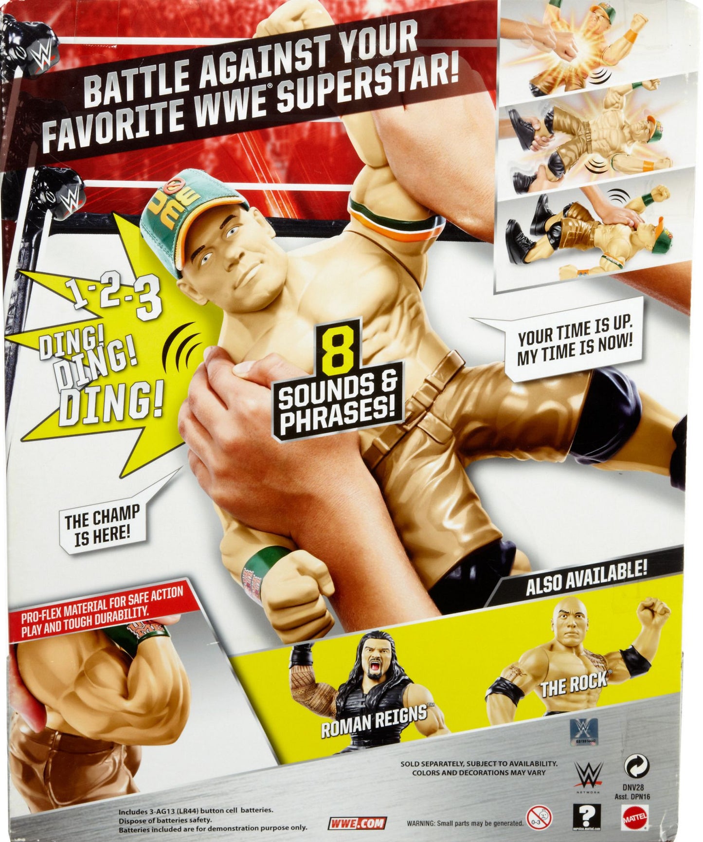 WWE 3 Count Crushers John Cena Figure