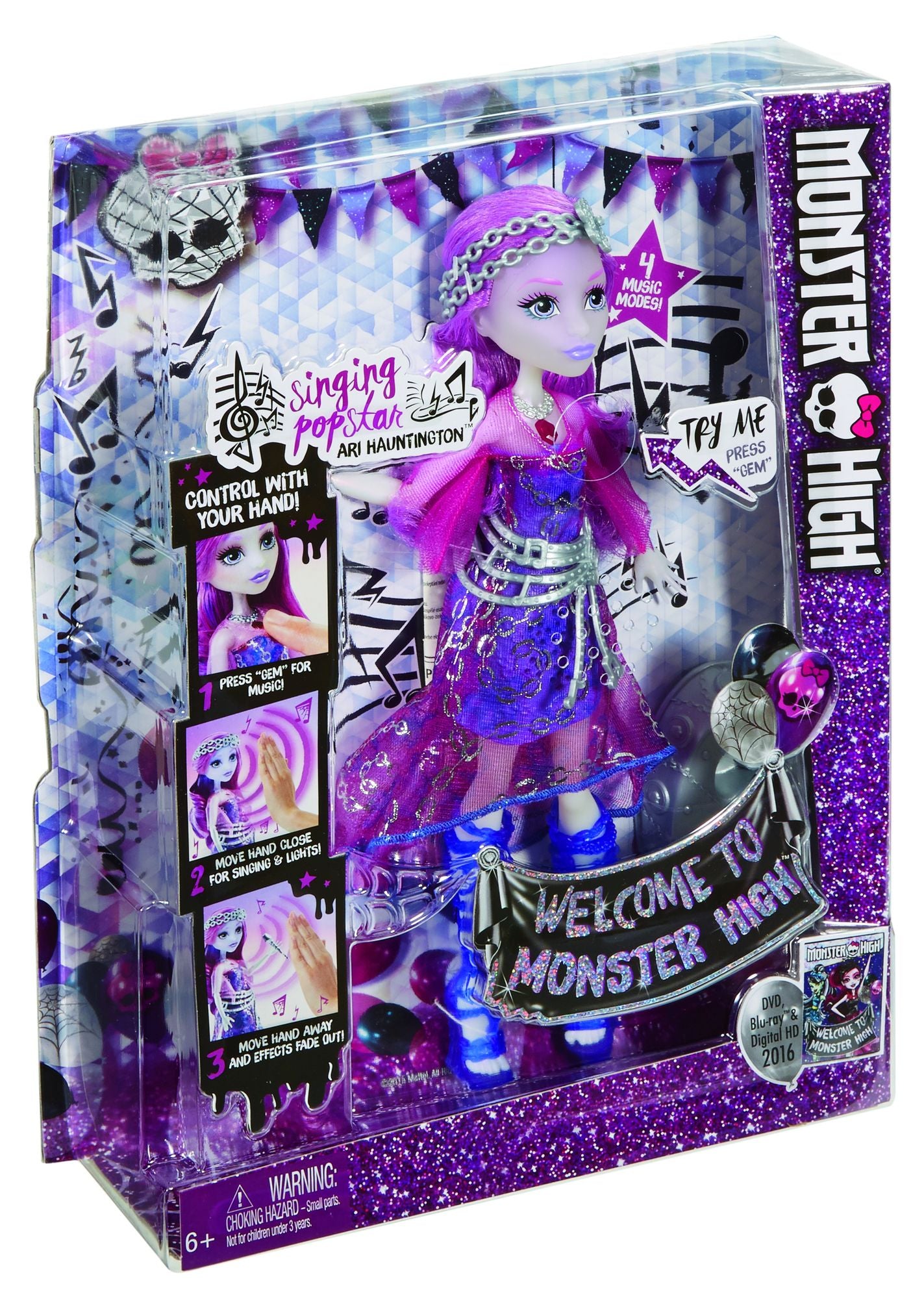 Monster High Welcome to Monster High, singing pop star Ari Hauntington