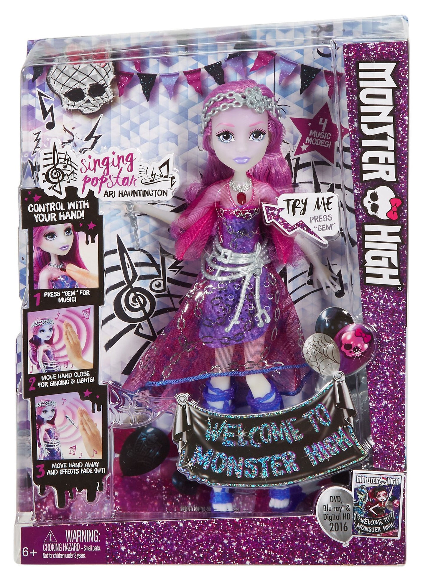 Monster High Welcome to Monster High, singing pop star Ari Hauntington