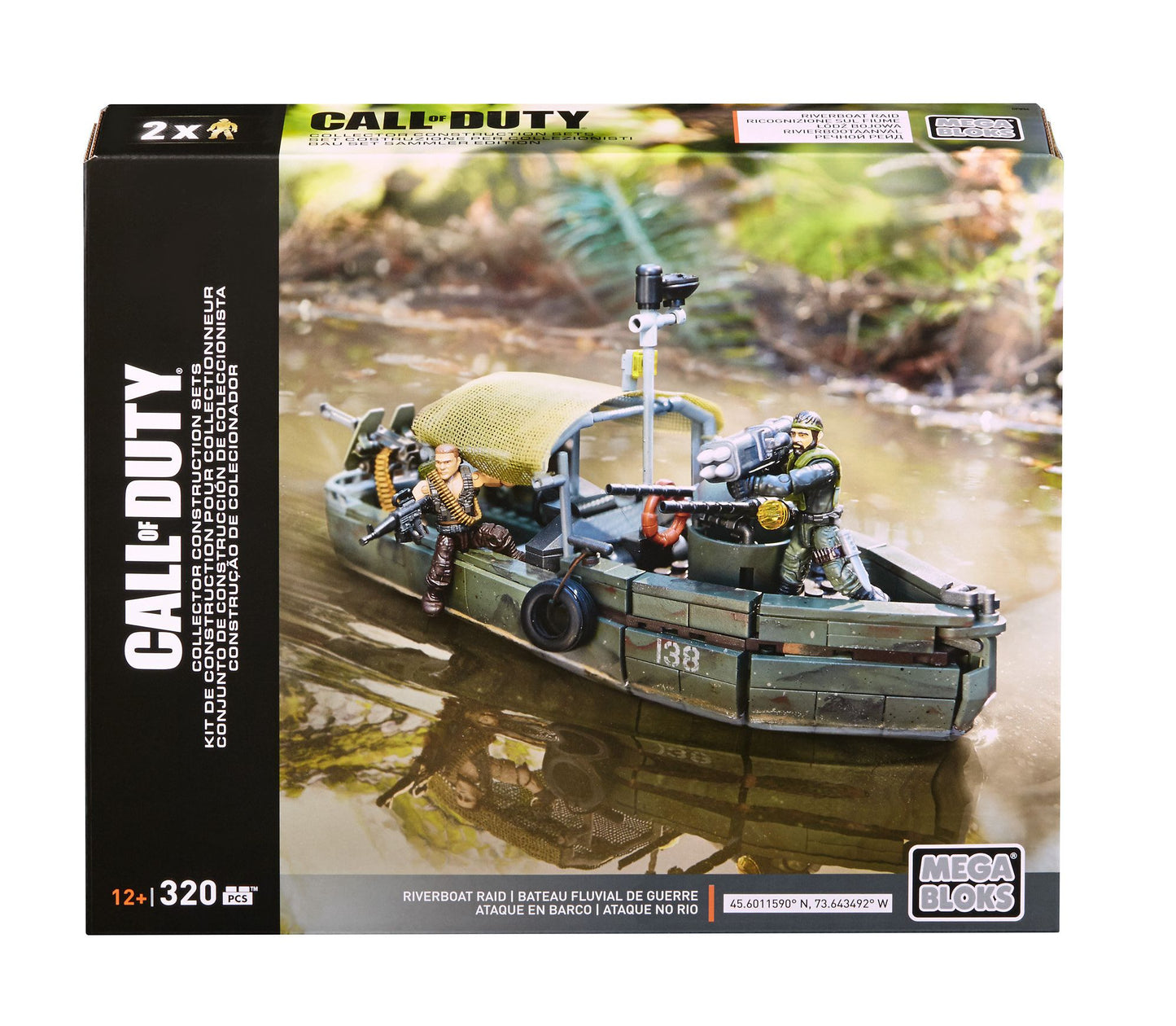 Mega Bloks Call of Duty Riverboat Raid Collector Construction Set