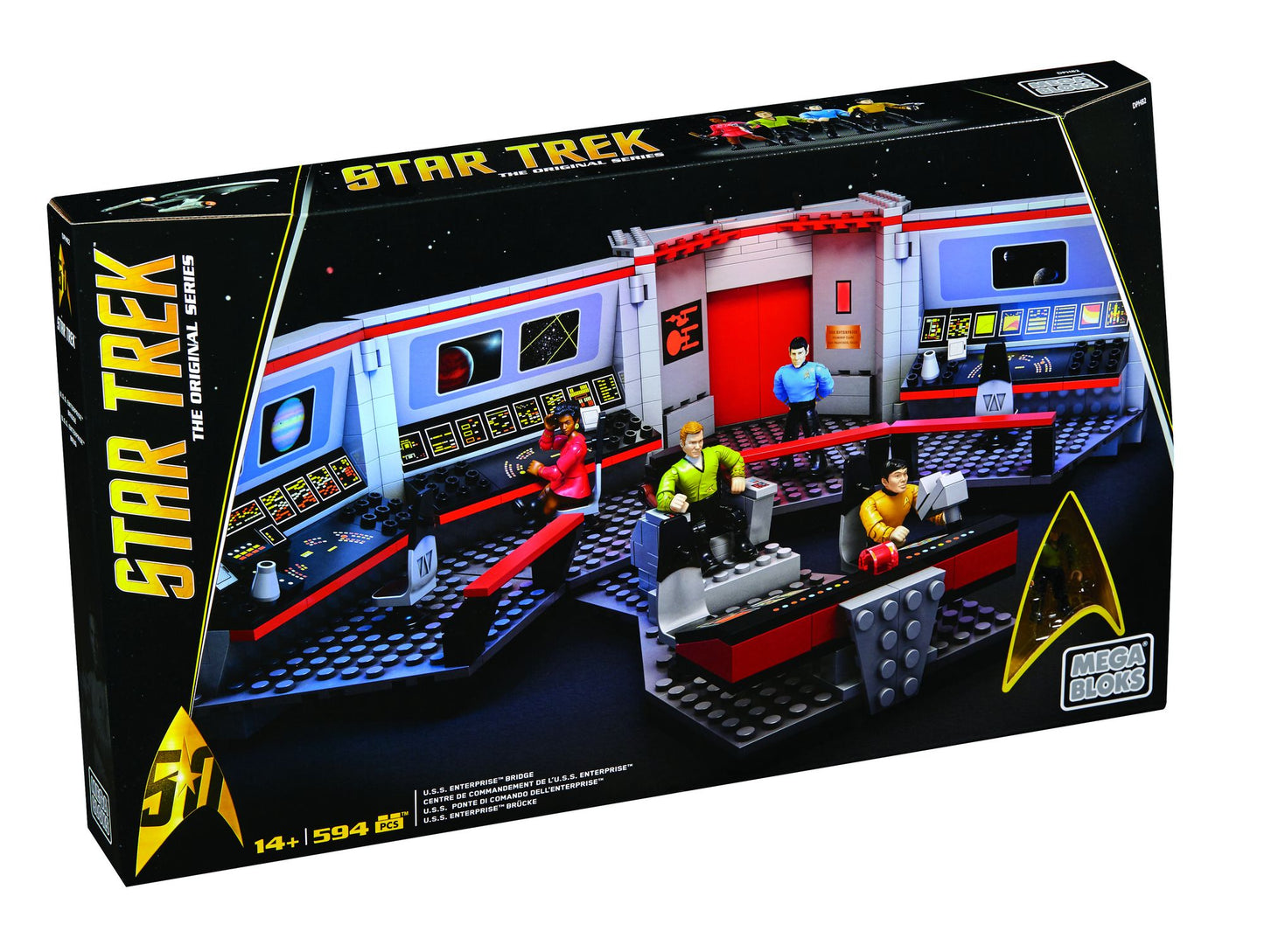 MEGA Star Trek-U.S.S. ENTERPRISE CLASSIC BRIDGE