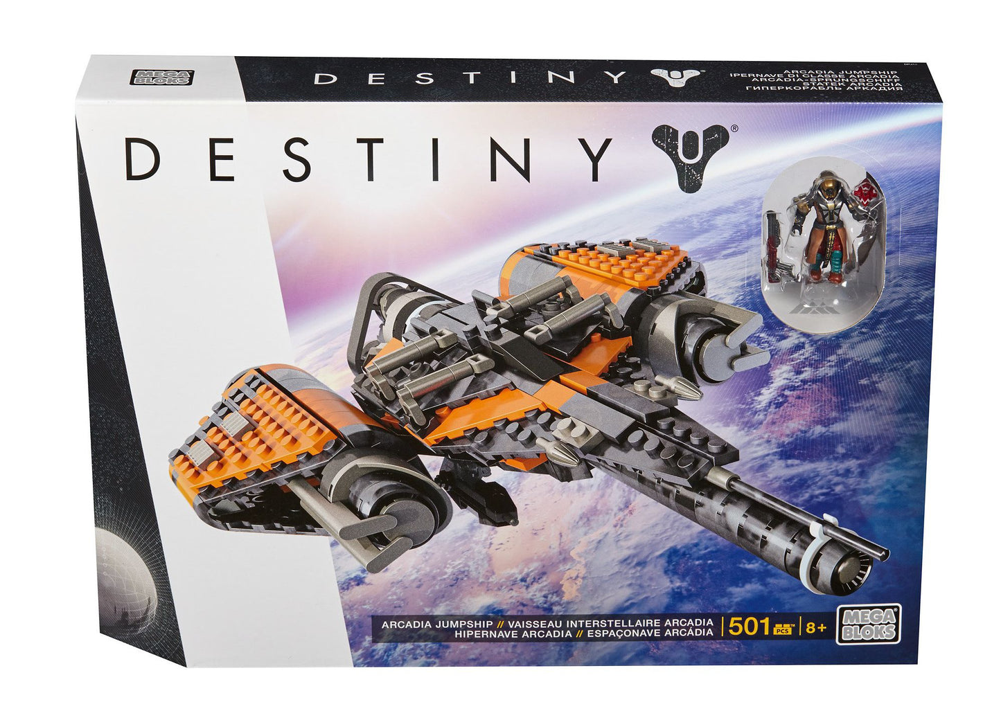 Mega Bloks Destiny Arcadia Jumpship Construction Set