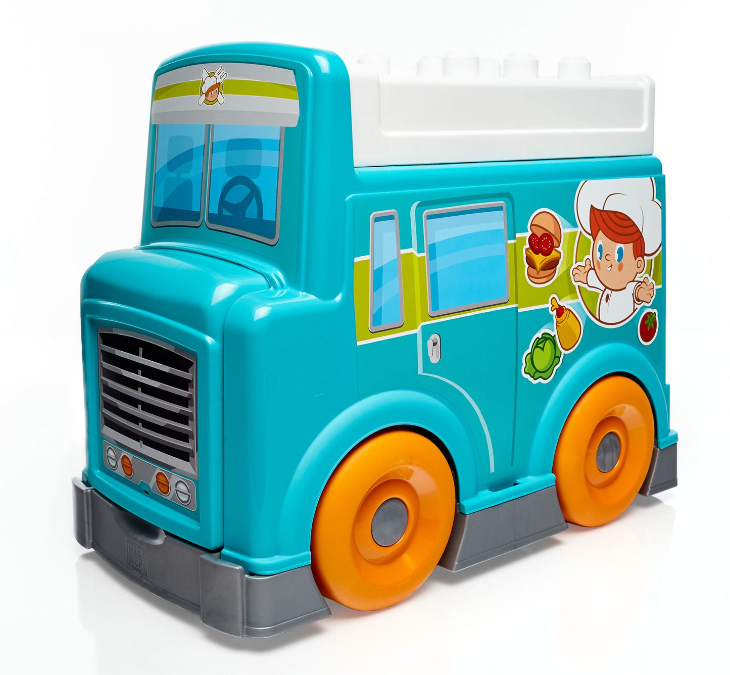 Mega Bloks First Builders Food Truck Kitchen Building Set