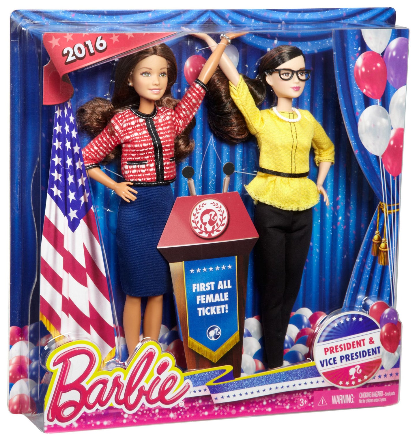 Barbie President & Vice President Dolls 2 Pack
