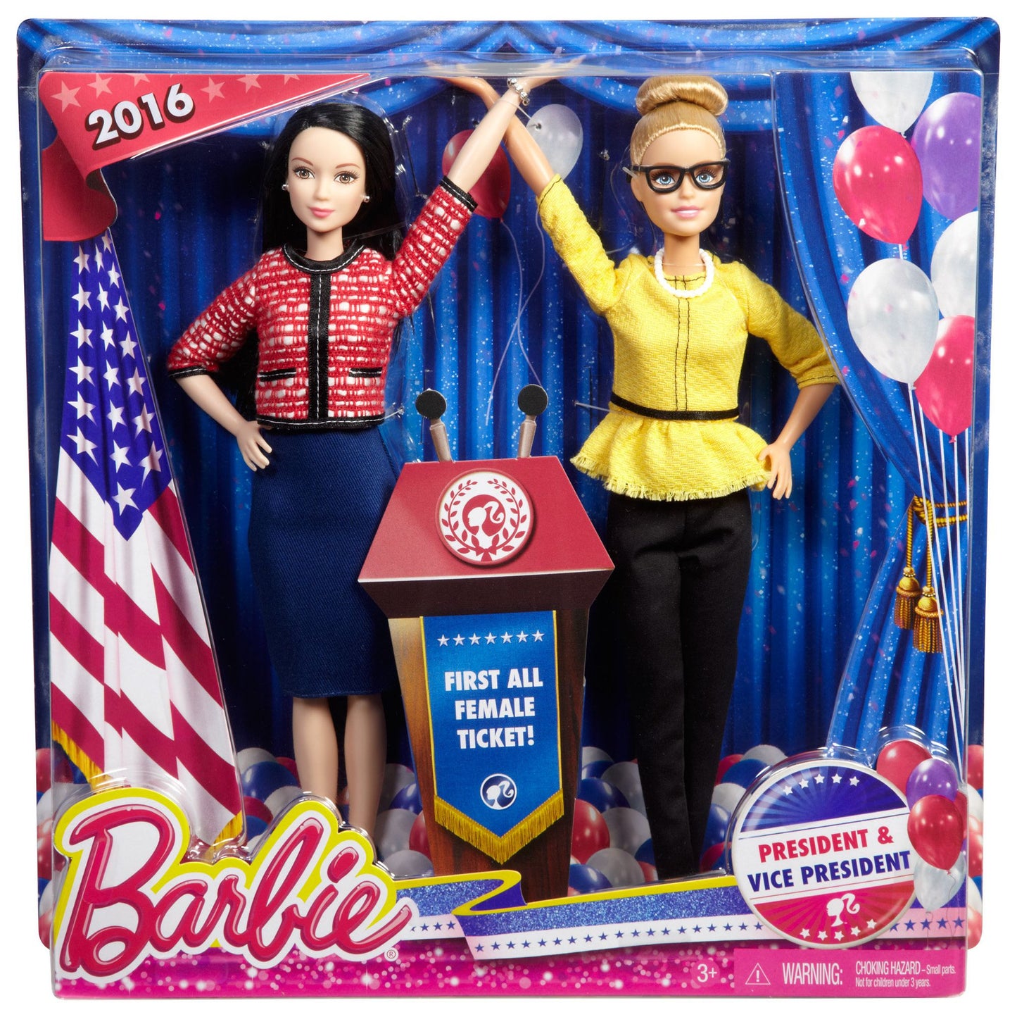 Barbie President & Vice President Dolls 2 Pack