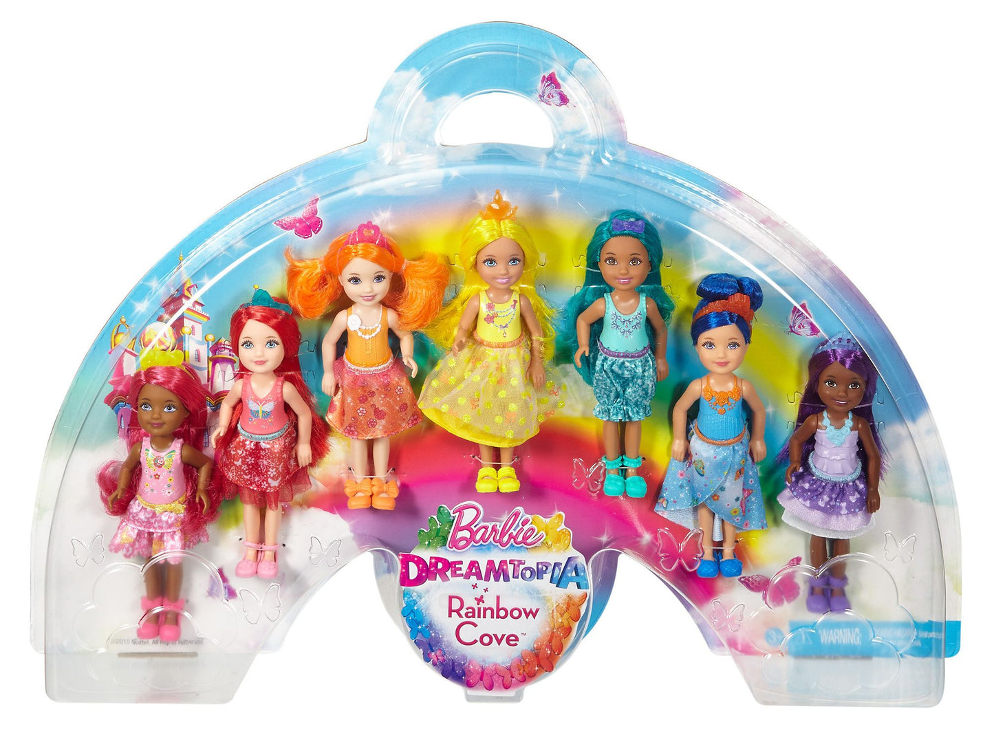 Barbie Dreamtopia Rainbow Cove 7 Doll Gift Set