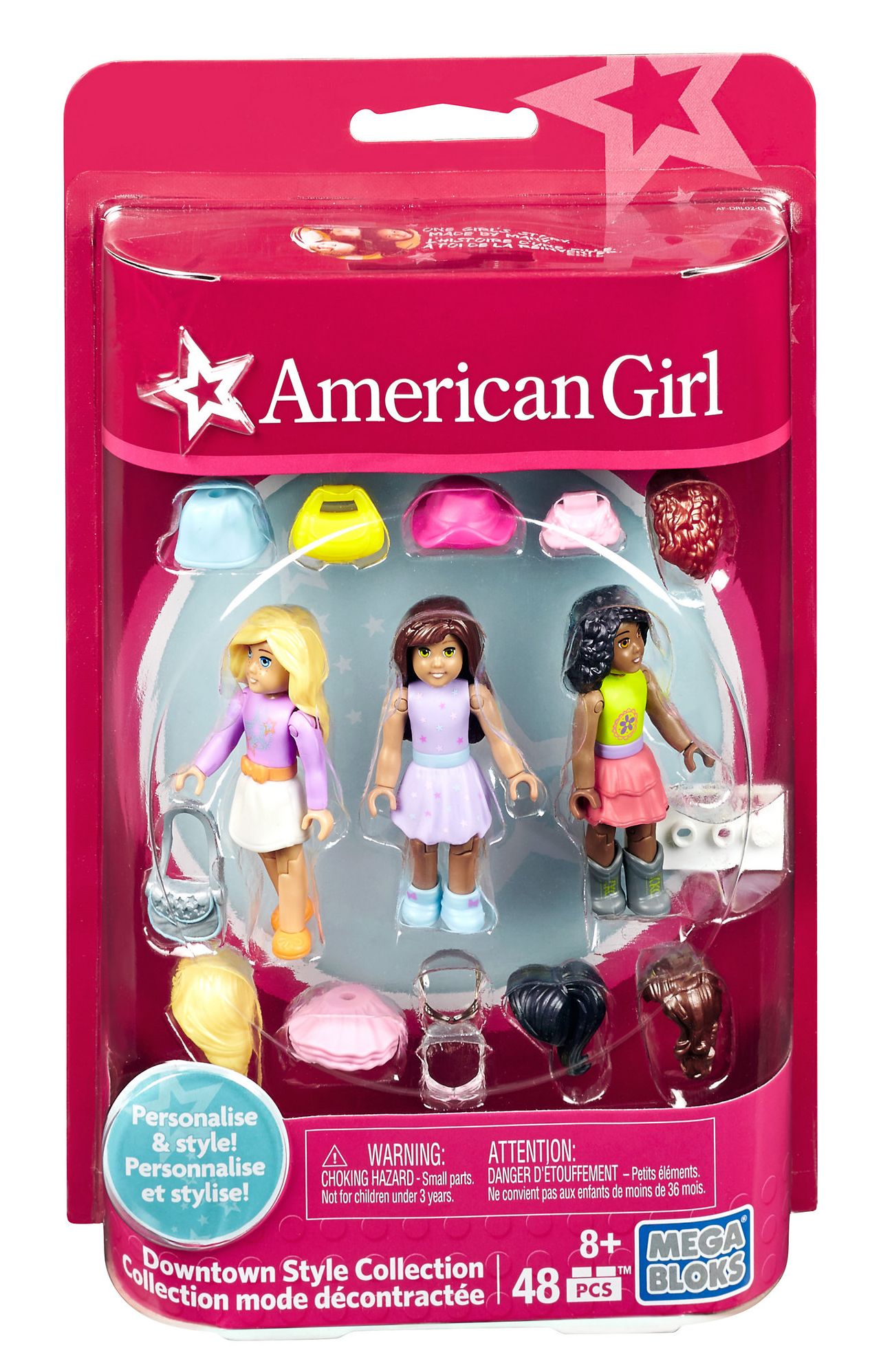Mega Bloks American Girl Figurine Downtown Style Collection