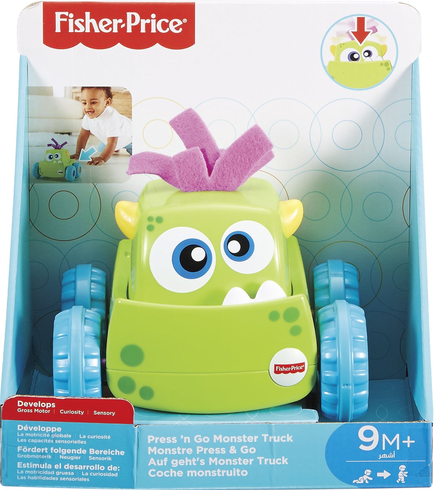 Fisher Price Monster Press N Go