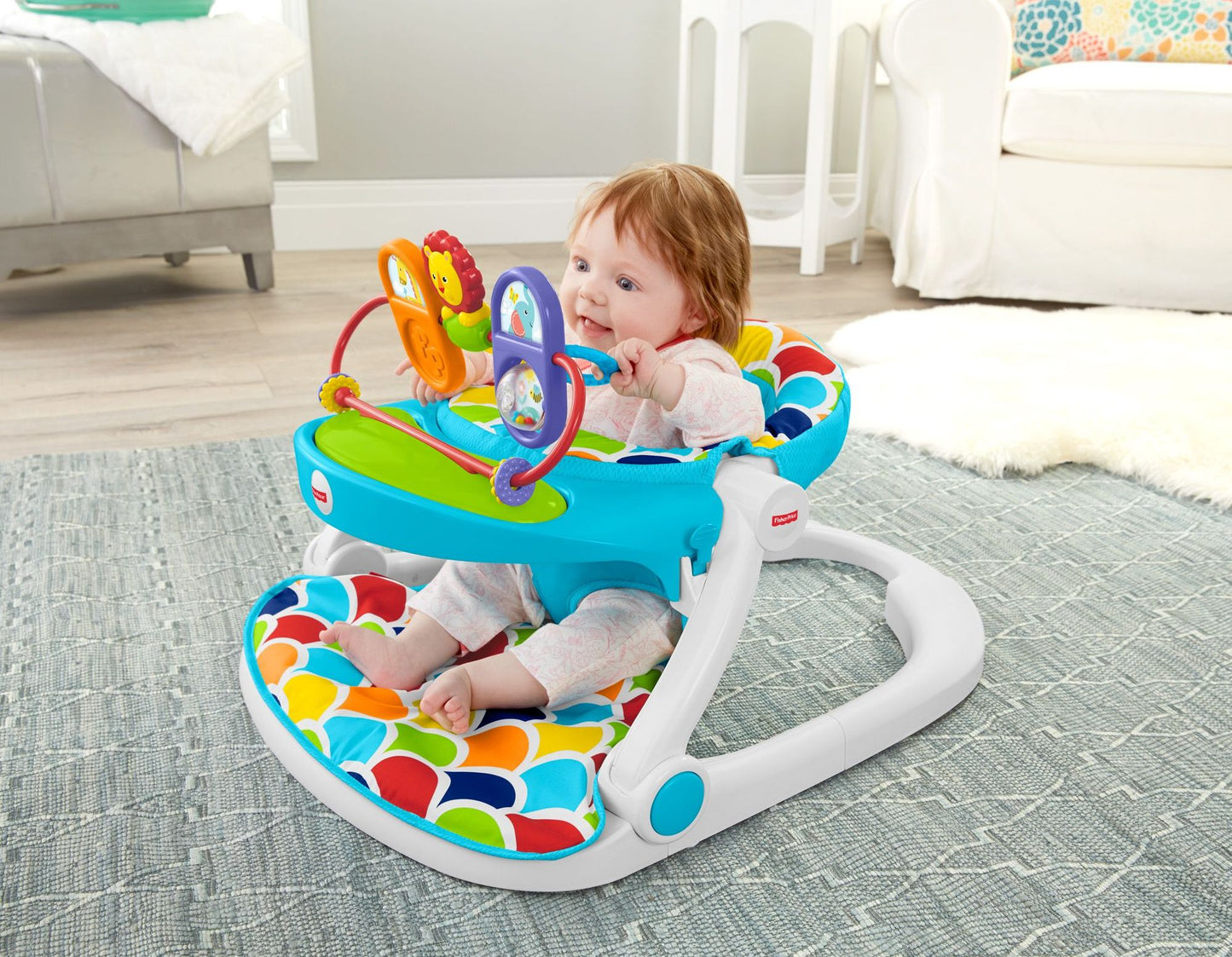 Fisher-Price Sit-Me-Up Floor Seat with Toy Tray