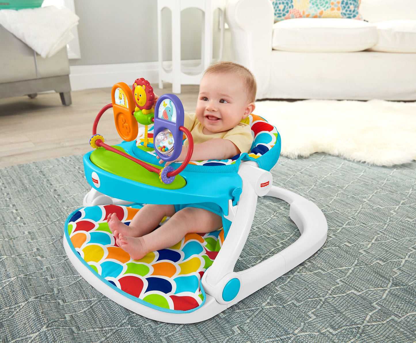 Fisher-Price Sit-Me-Up Floor Seat with Toy Tray
