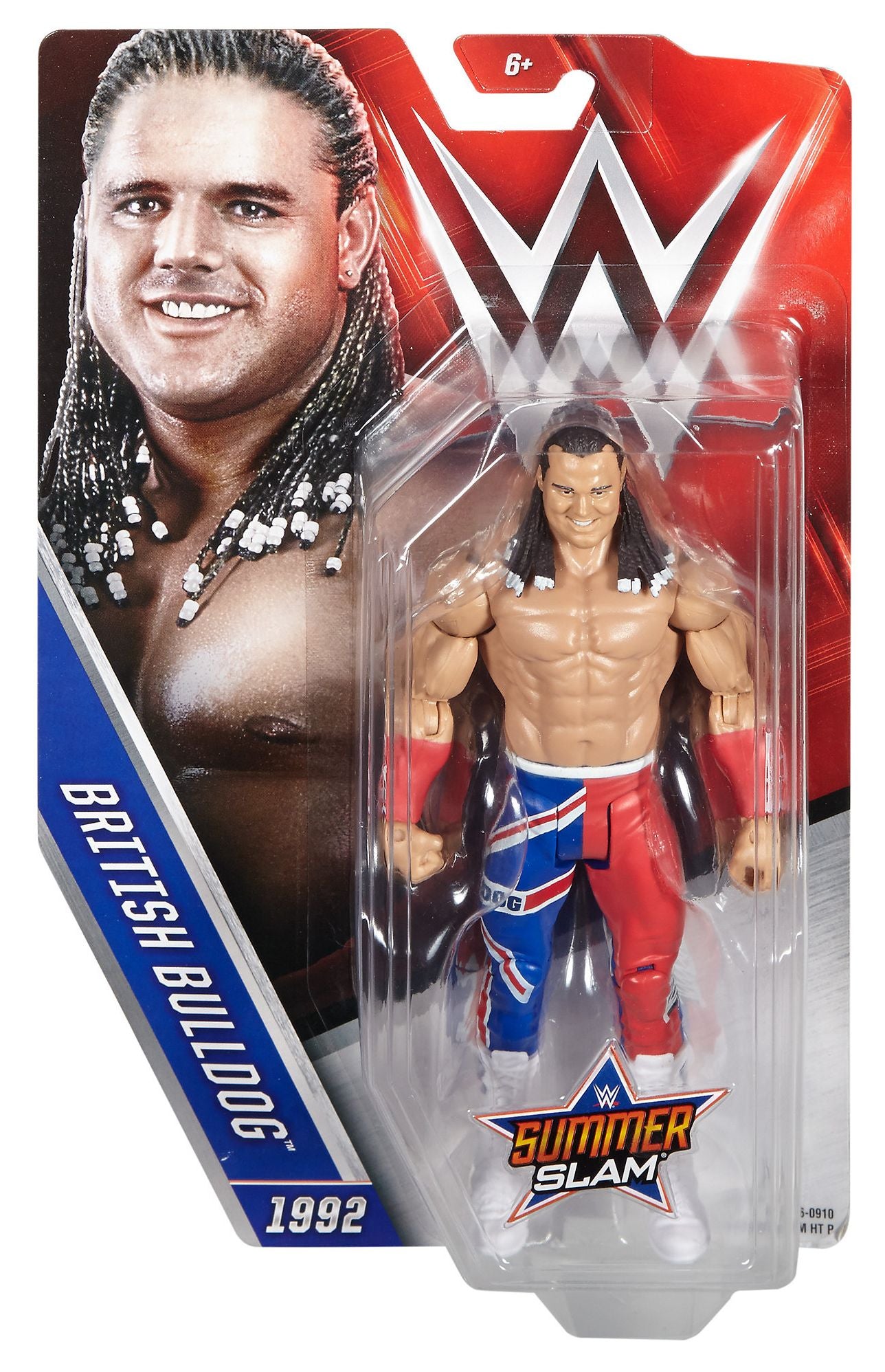 WWE Summer Slam British Bulldog Figure