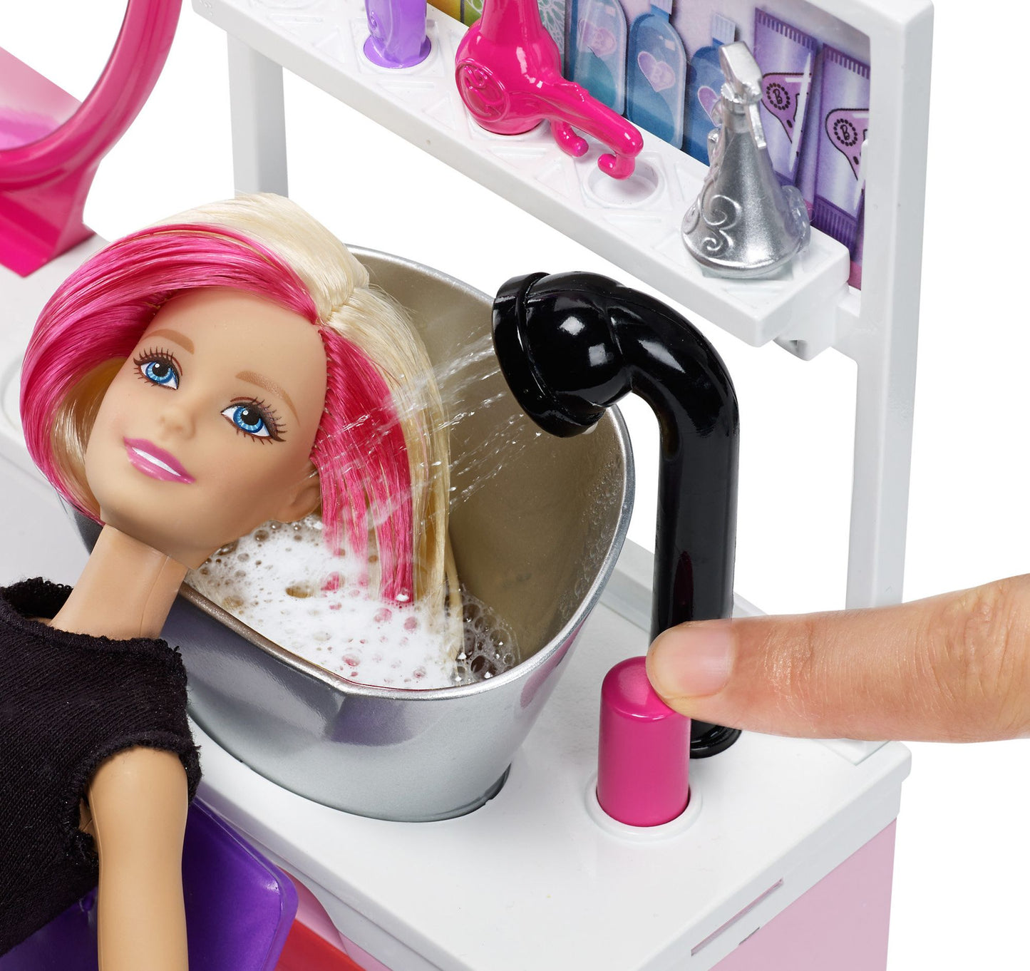 Barbie Sparkle Style Salon & Blonde Doll Playset