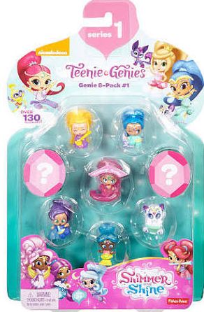SHIMMER AND SHINE TEENIE GENIE 8-PACK AST