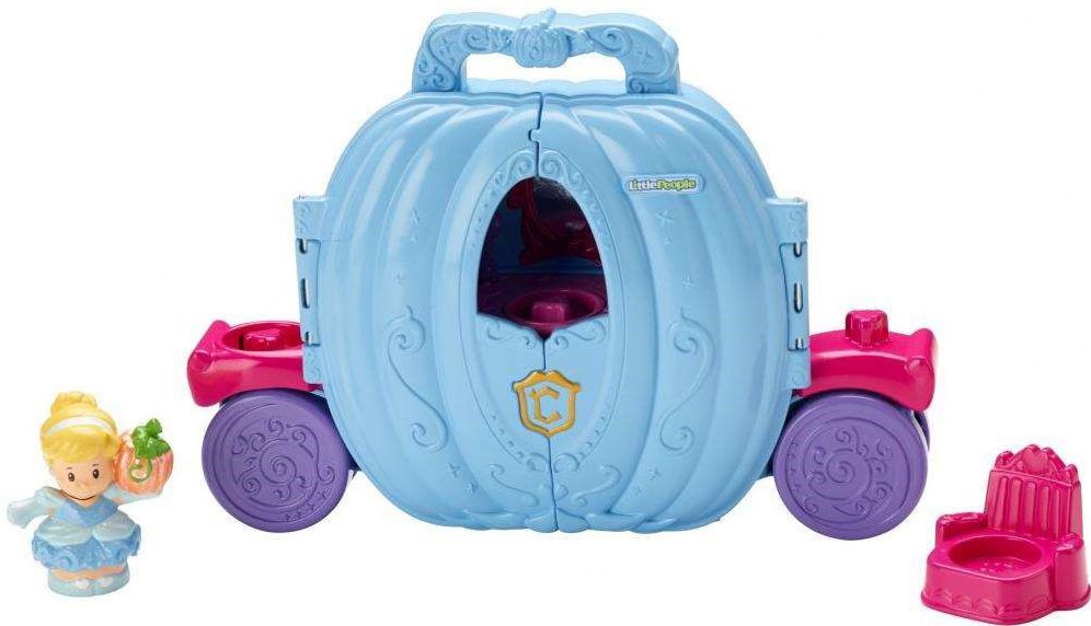 Little People Disney Princess Fold N Go Playset Ast