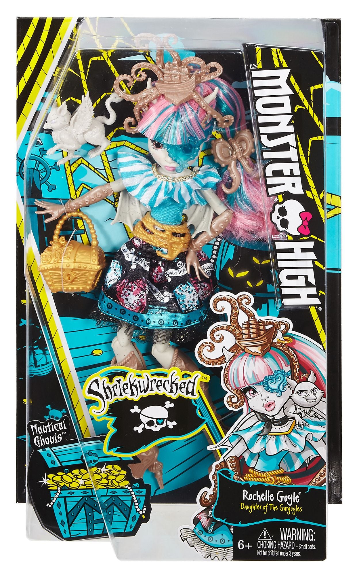 Monster High Shriekwrecked Nautical Ghouls Rochelle Goyle Doll