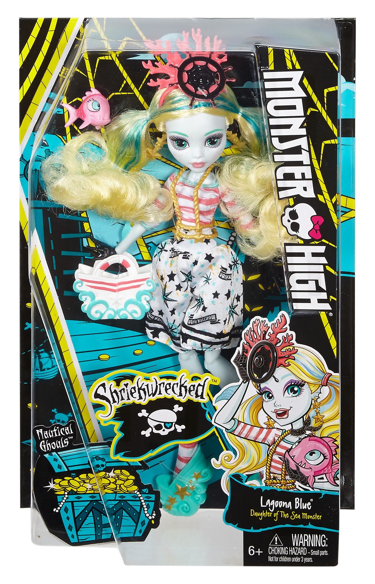 Monster High Shriekwrecked Nautical Ghouls Lagoona Blue Doll