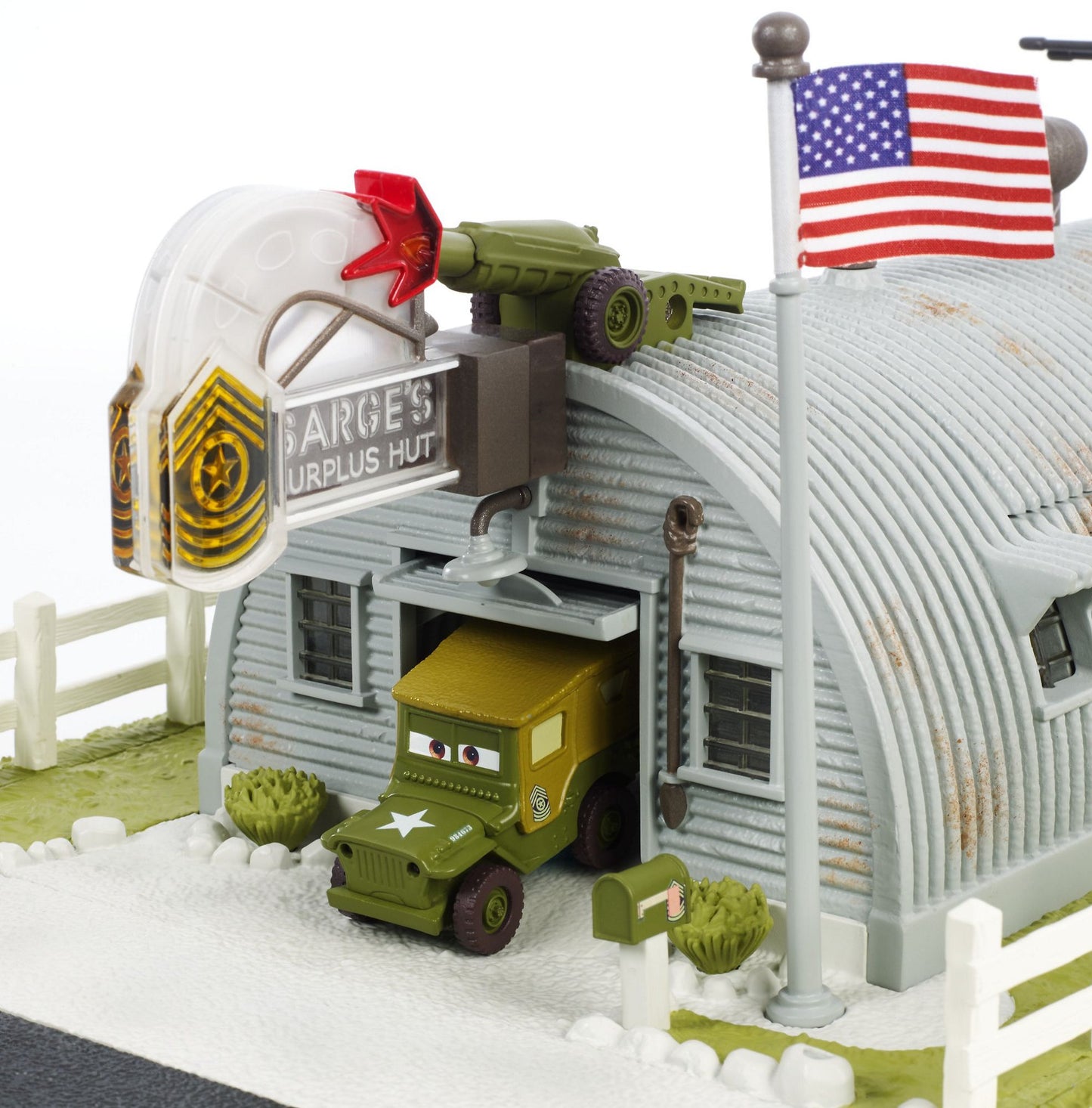 Disney Pixar Precision Series Sarge's Surplus Hut Playset