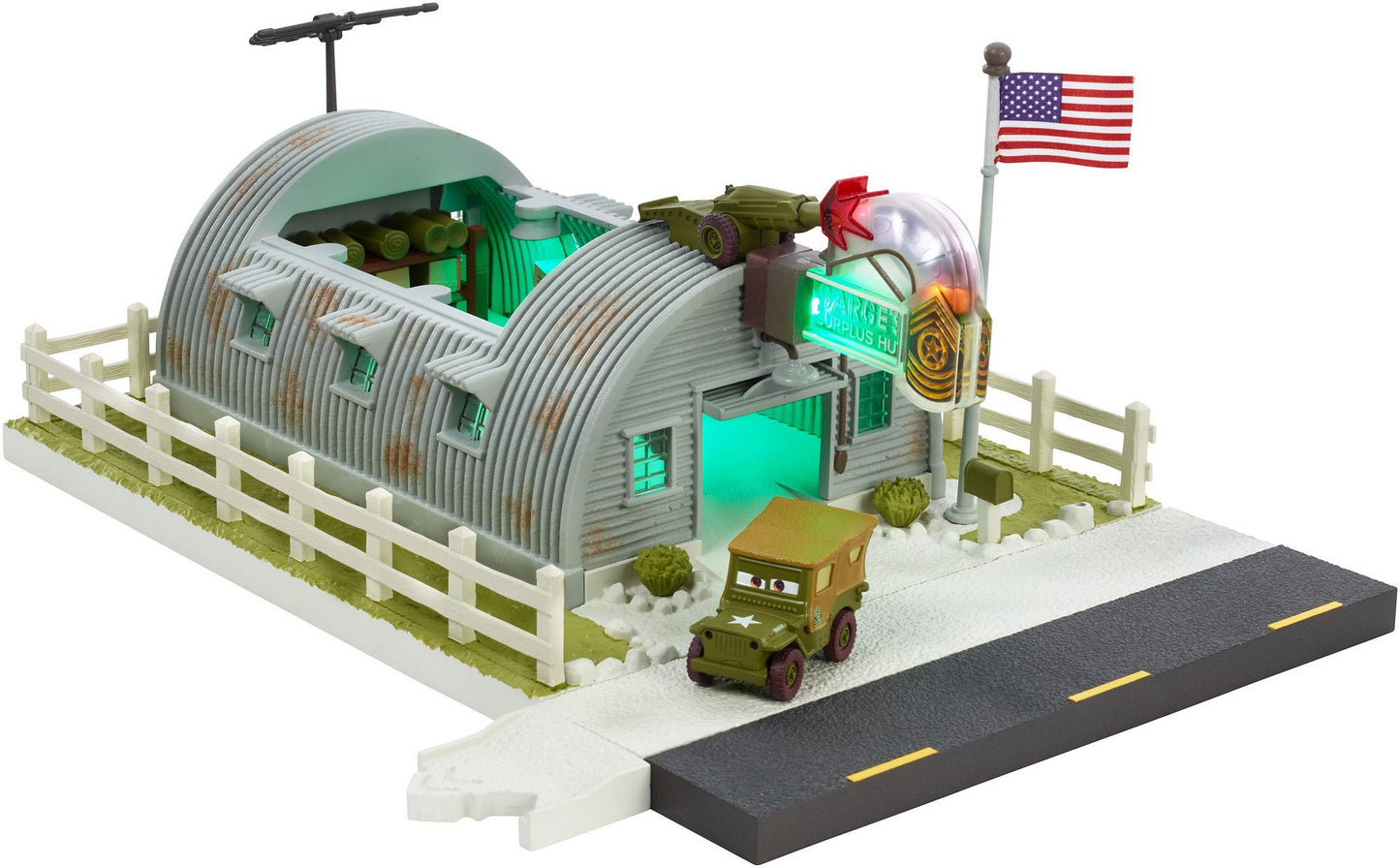 Disney Pixar Precision Series Sarge's Surplus Hut Playset