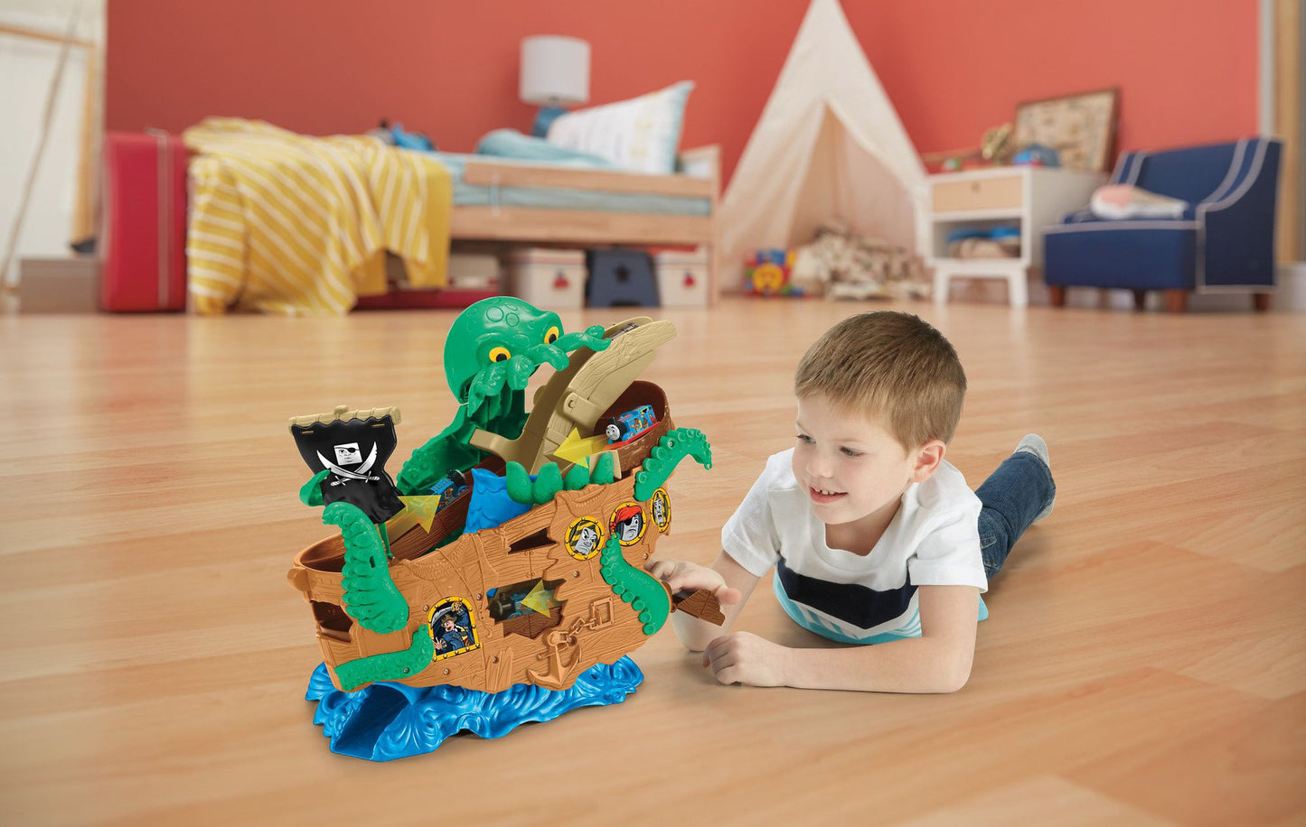 Fisher-Price¿ Thomas & Friends? Adventures Sea Monster Pirate Set