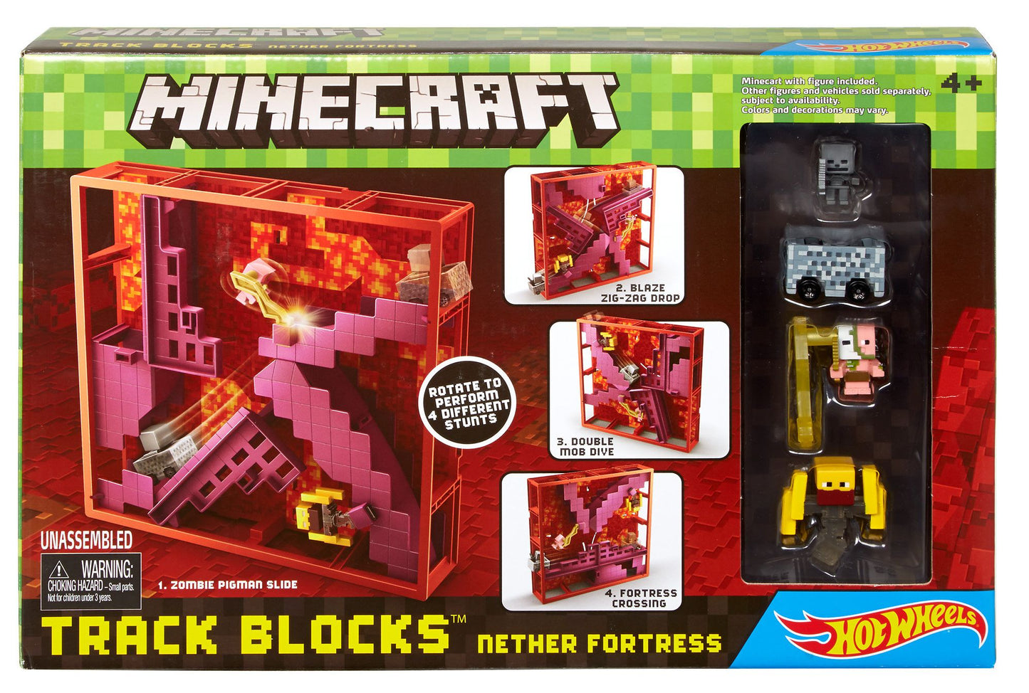 Minecraft Hot Wheels Track Blocks? Nether Fortress Play Set
