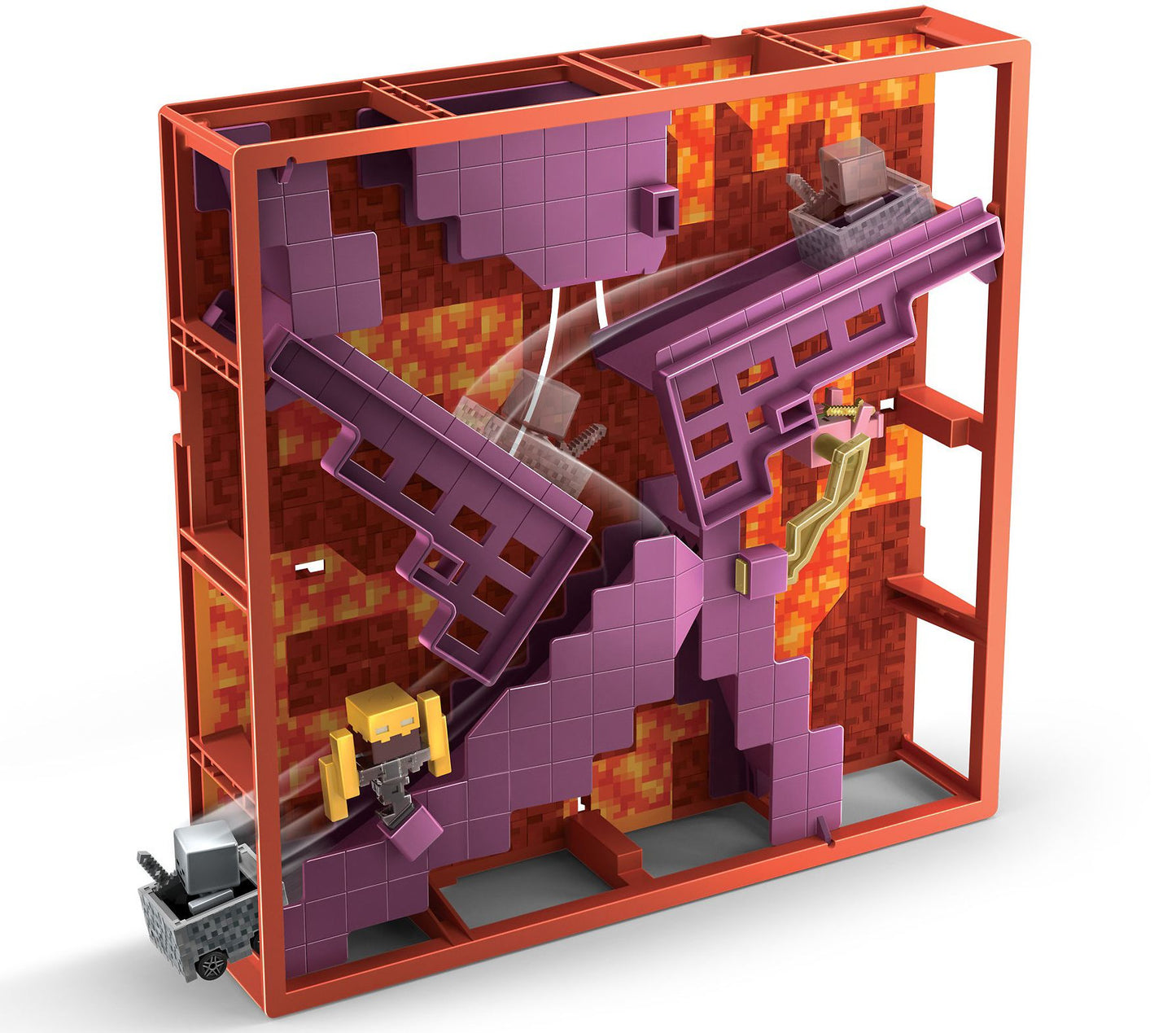 Minecraft Hot Wheels Track Blocks? Nether Fortress Play Set