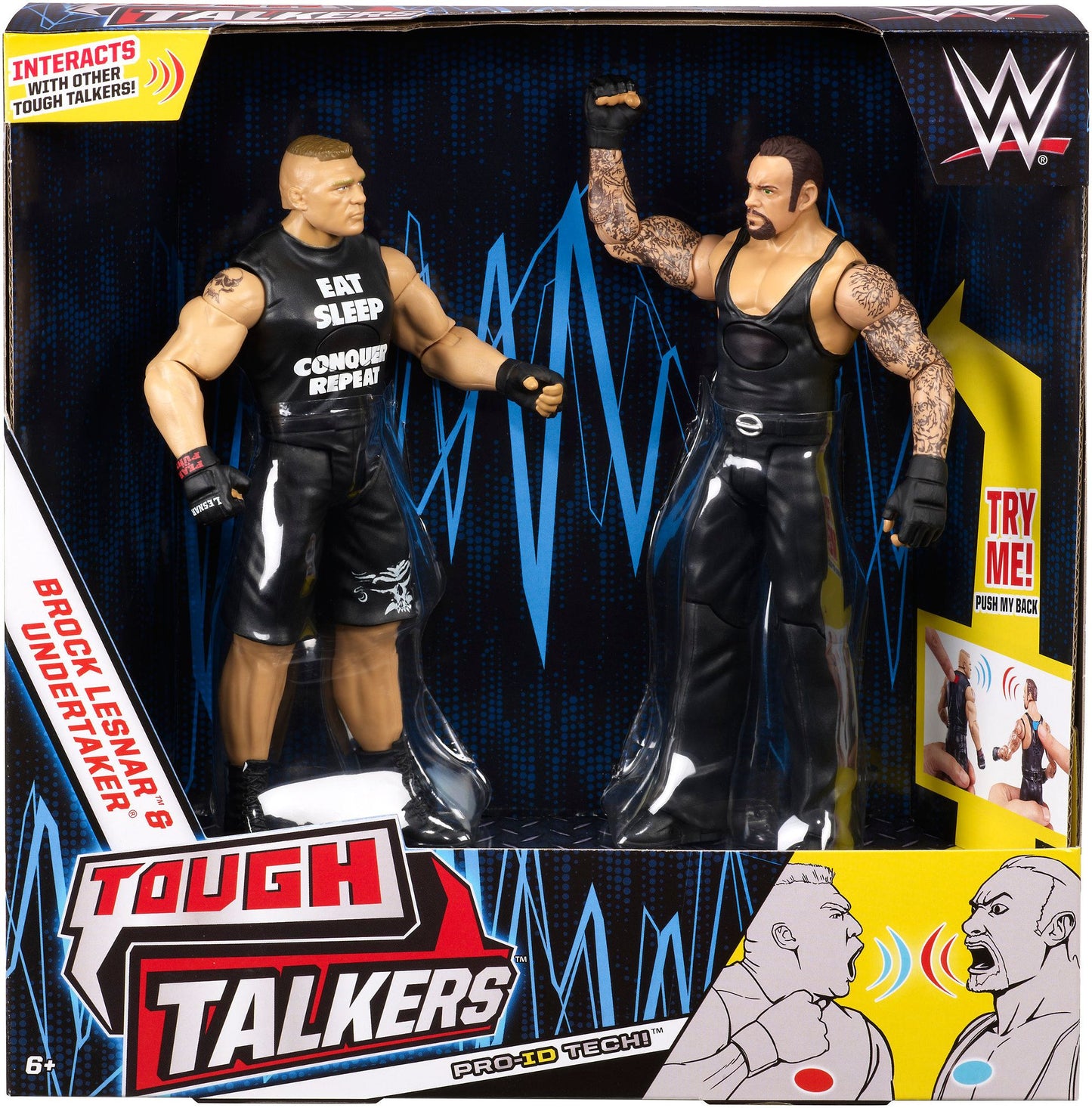 WWE¿ Tough Talkers Undertaker & Brock Lesnar Figure