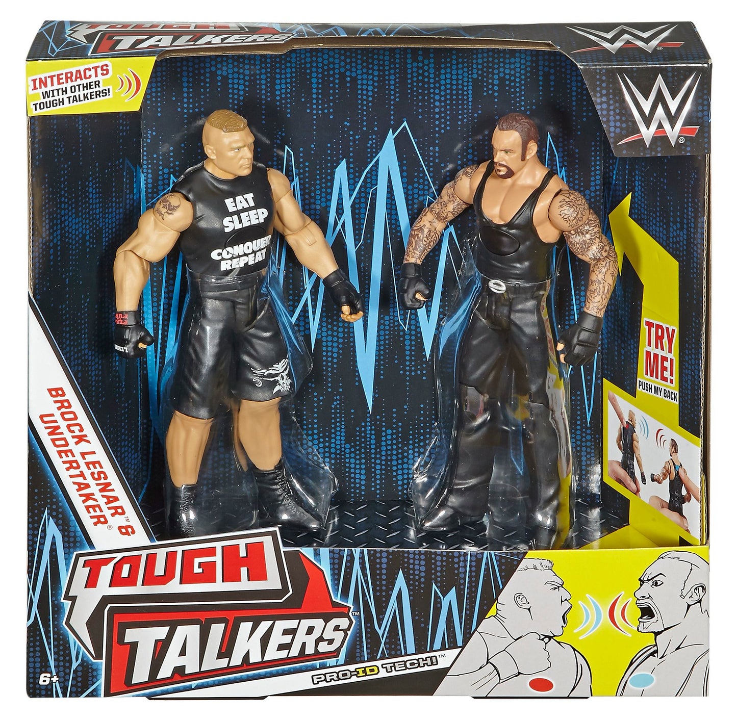 WWE¿ Tough Talkers Undertaker & Brock Lesnar Figure