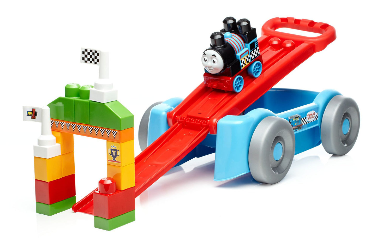Mega Bloks Thomas Racin' Railway Wagon Building Set Building Kit