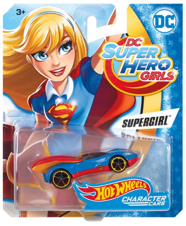 HW DCU Girls Charactr Car Ast