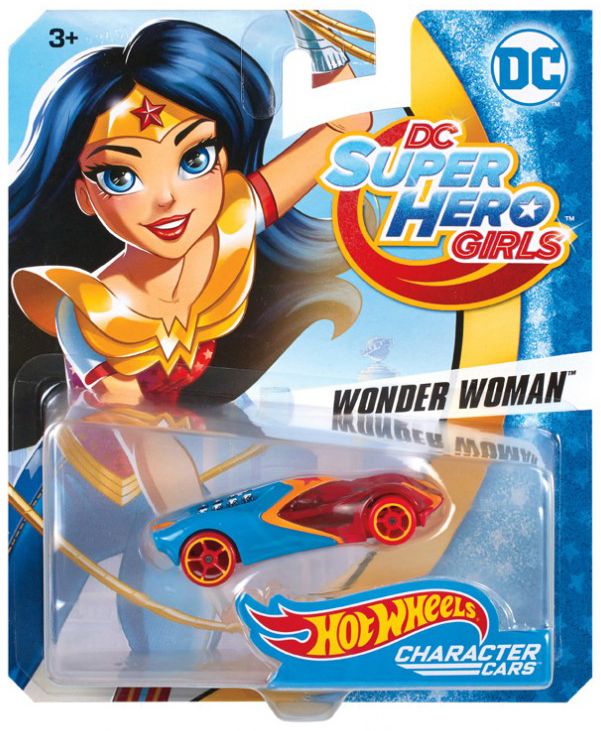 HW DCU Girls Charactr Car Ast